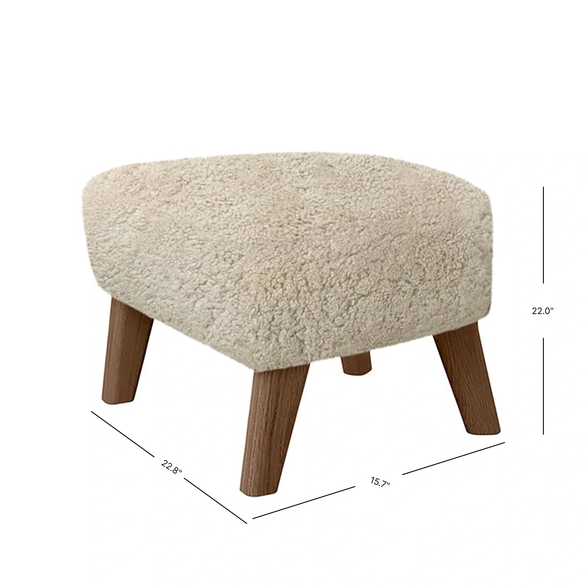 My Own Chair Ottoman - Sheepskin - Image 5