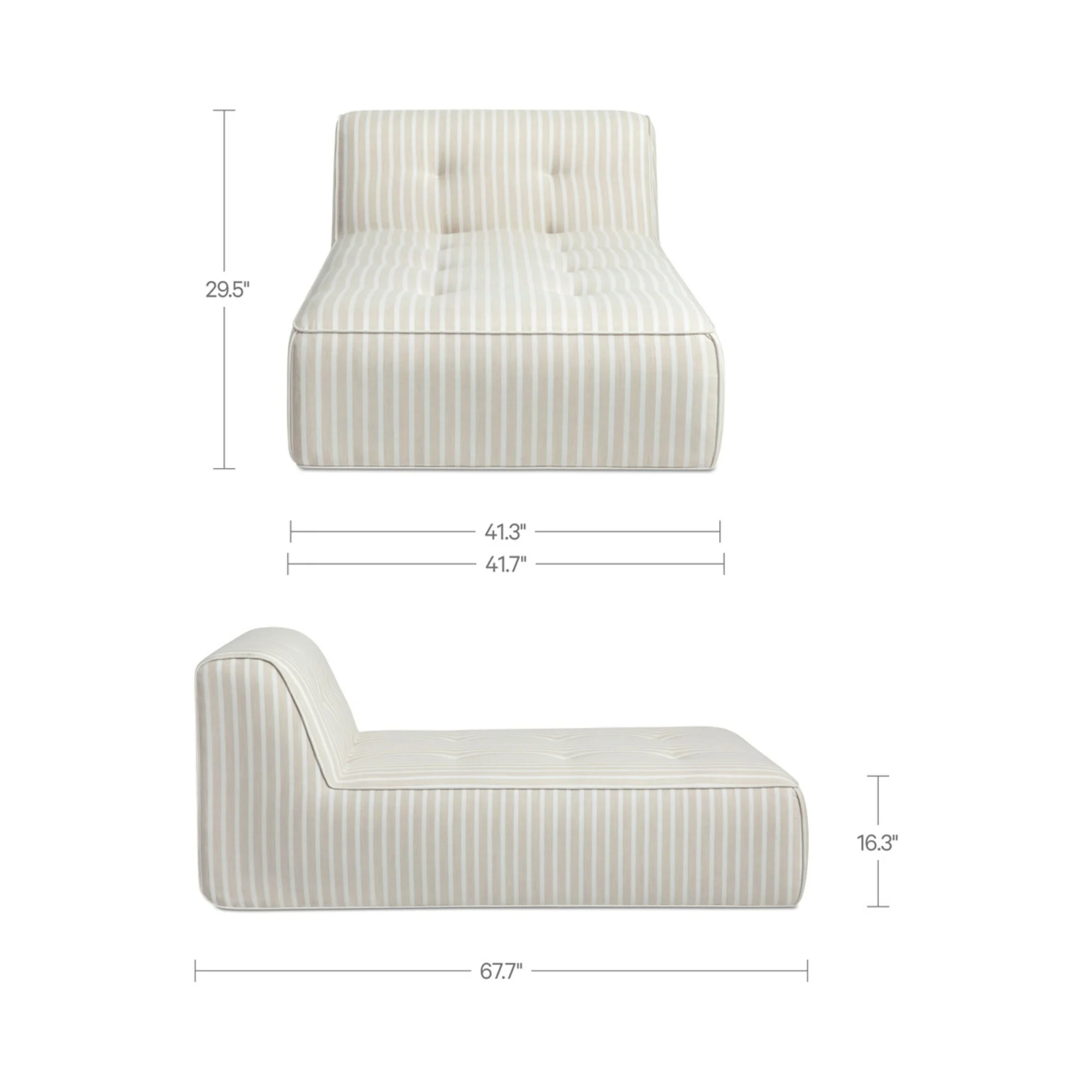 Nadia Outdoor Chaise - Image 8
