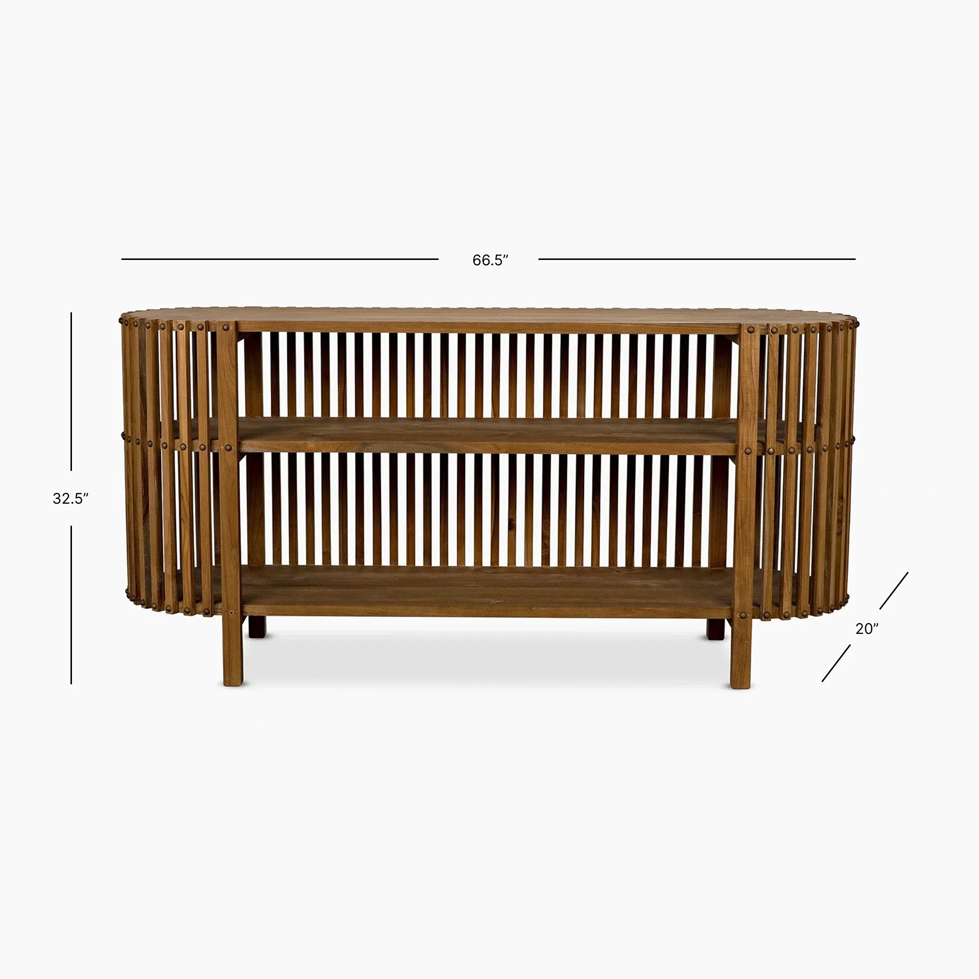 Natalia Console, Teak - Image 9