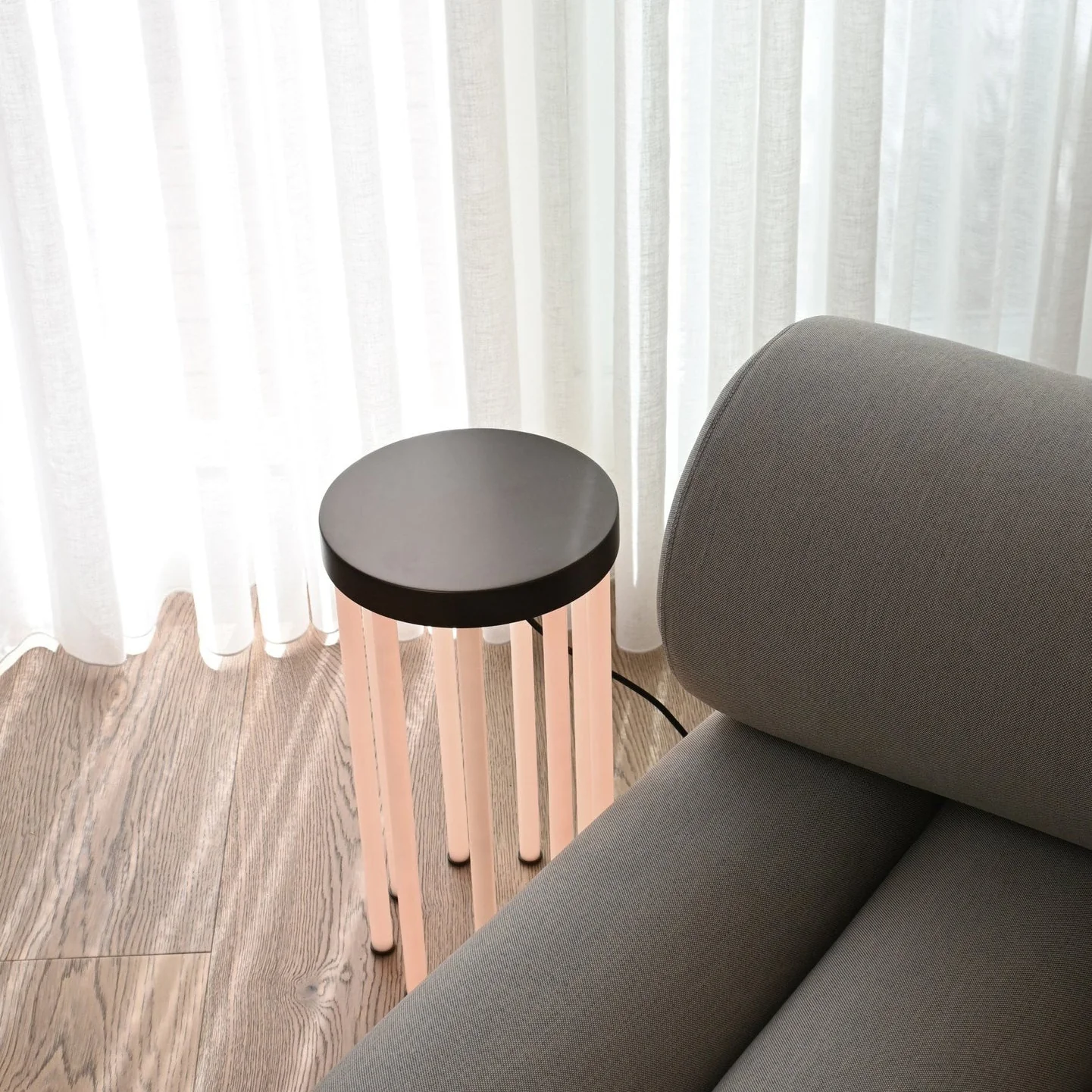 Neon Side Table, Bronze - Image 5
