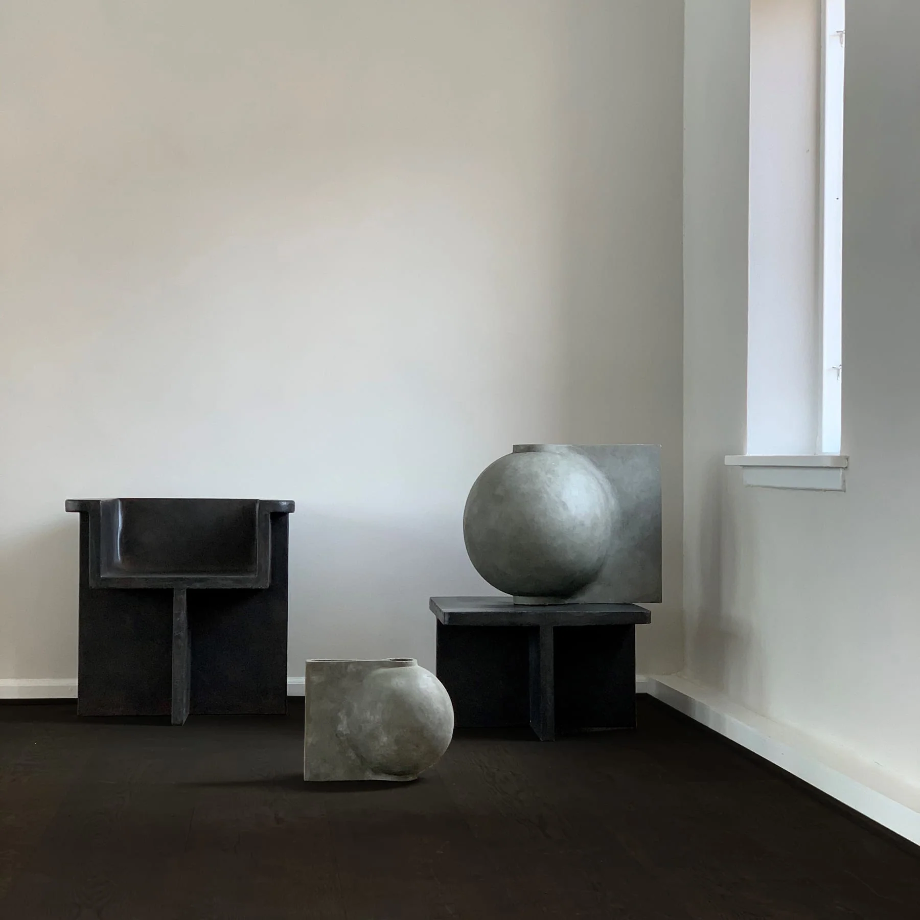 Offset Vase - Big - Coffee - Image 2