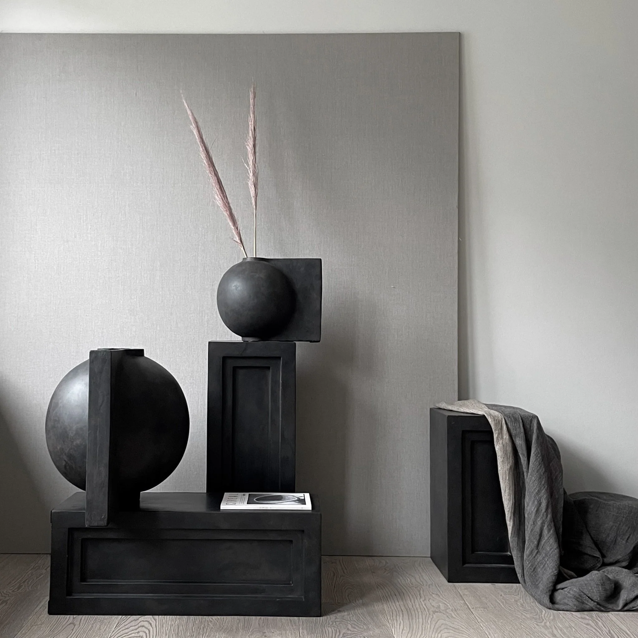Offset Vase - Big - Coffee - Image 3