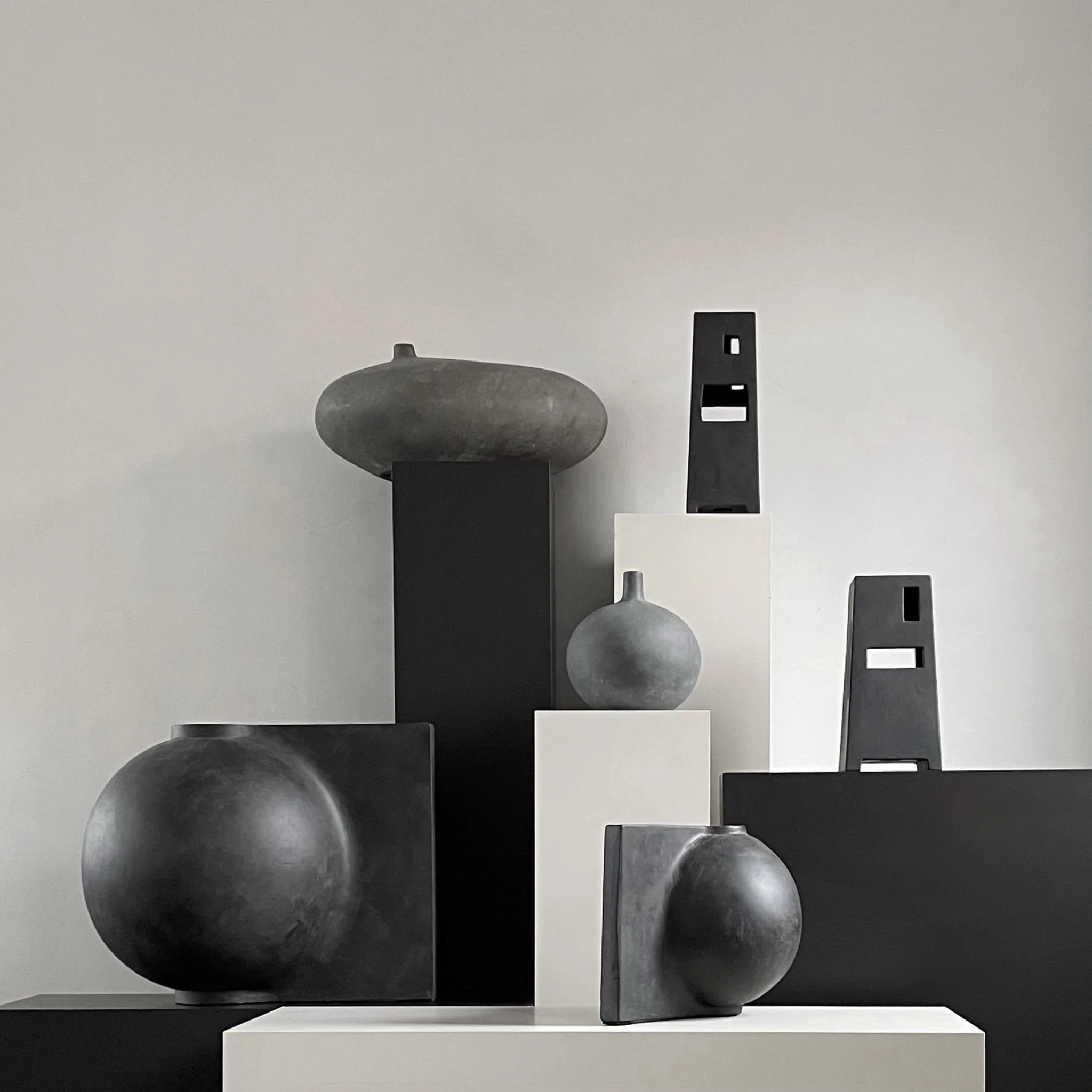 Offset Vase - Big - Coffee - Image 4