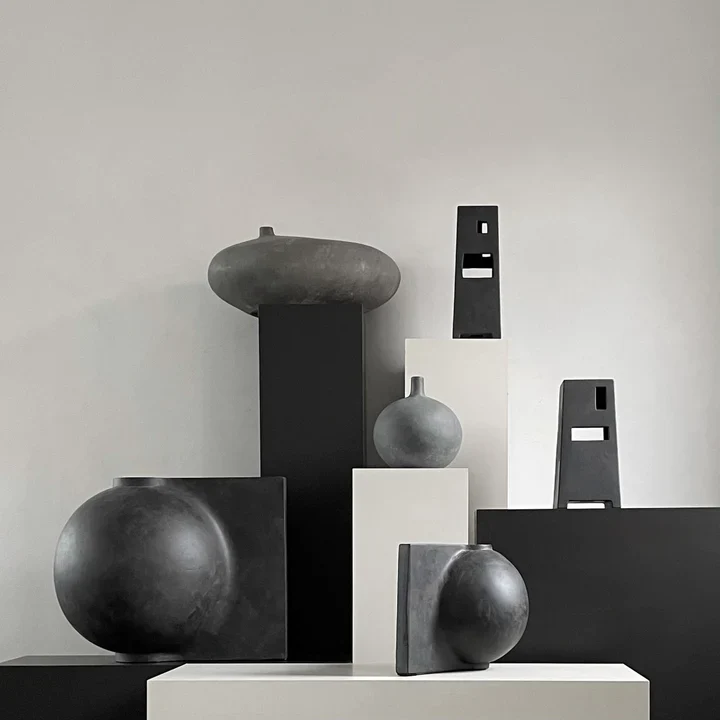 Offset Vase - Mini - Coffee - Image 5