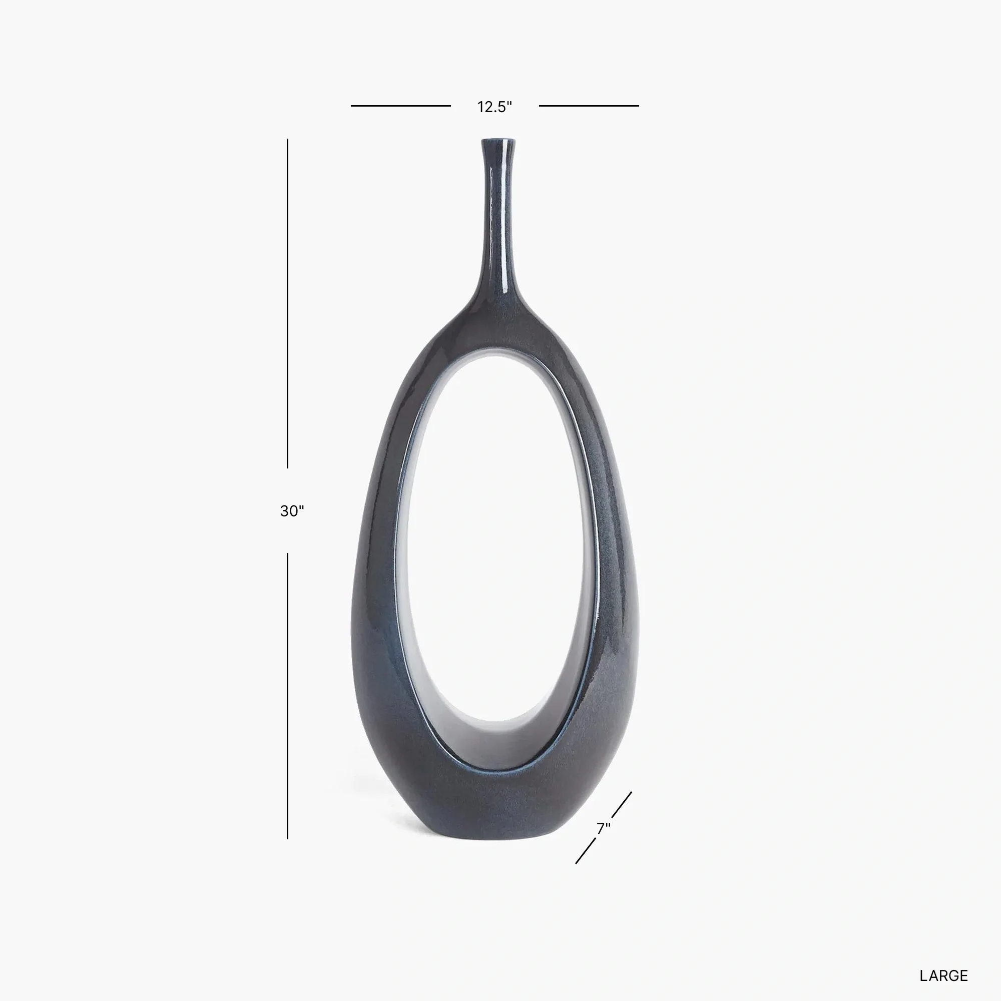 Open Oval Ring Vase-celestial - Image 6