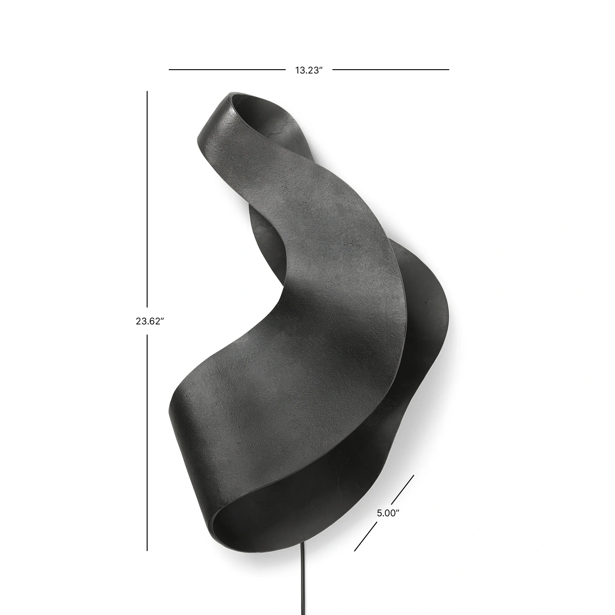 Oyster Wall Lamp - Black - Image 2