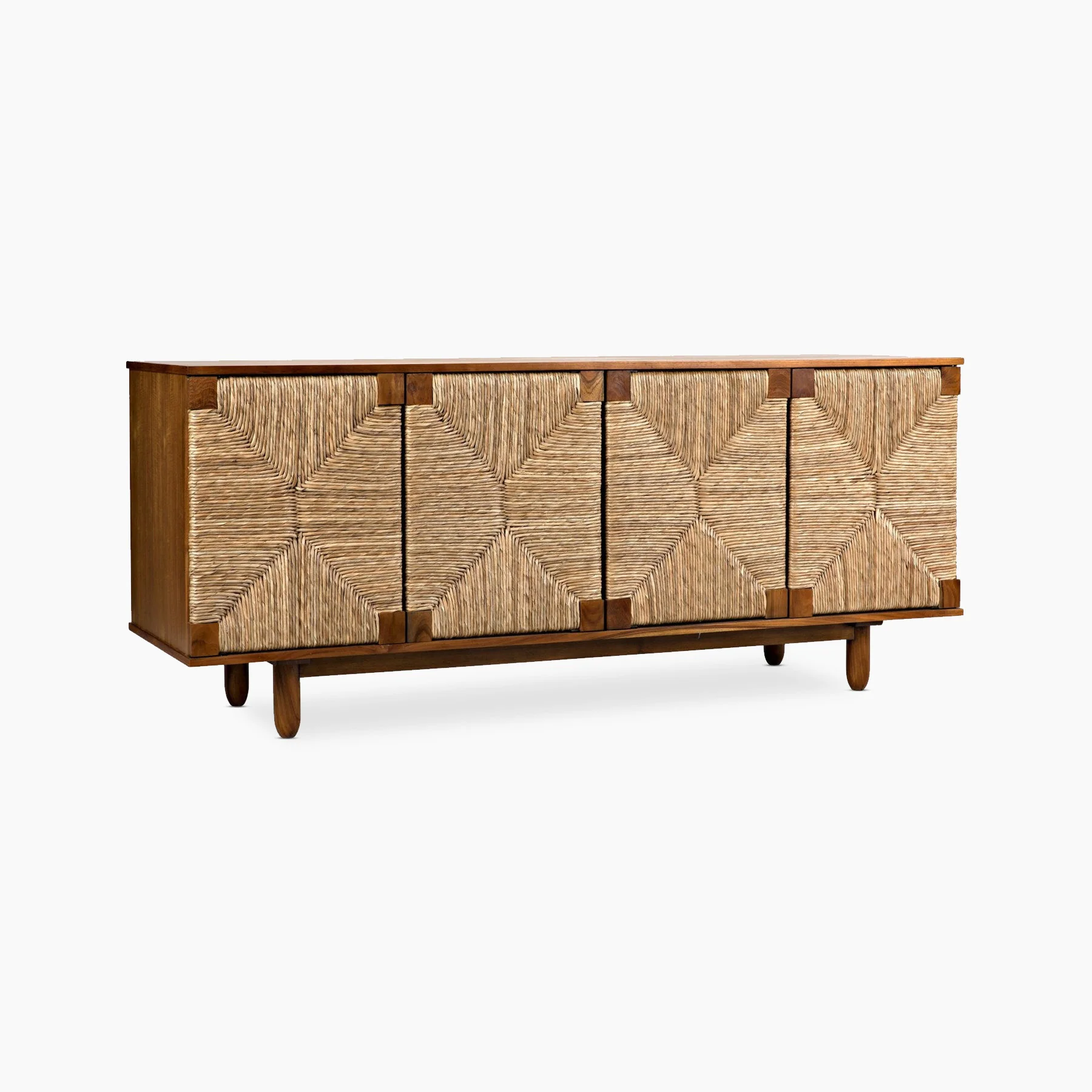 Paisley 4 Door Sideboard, Teak - Image 3