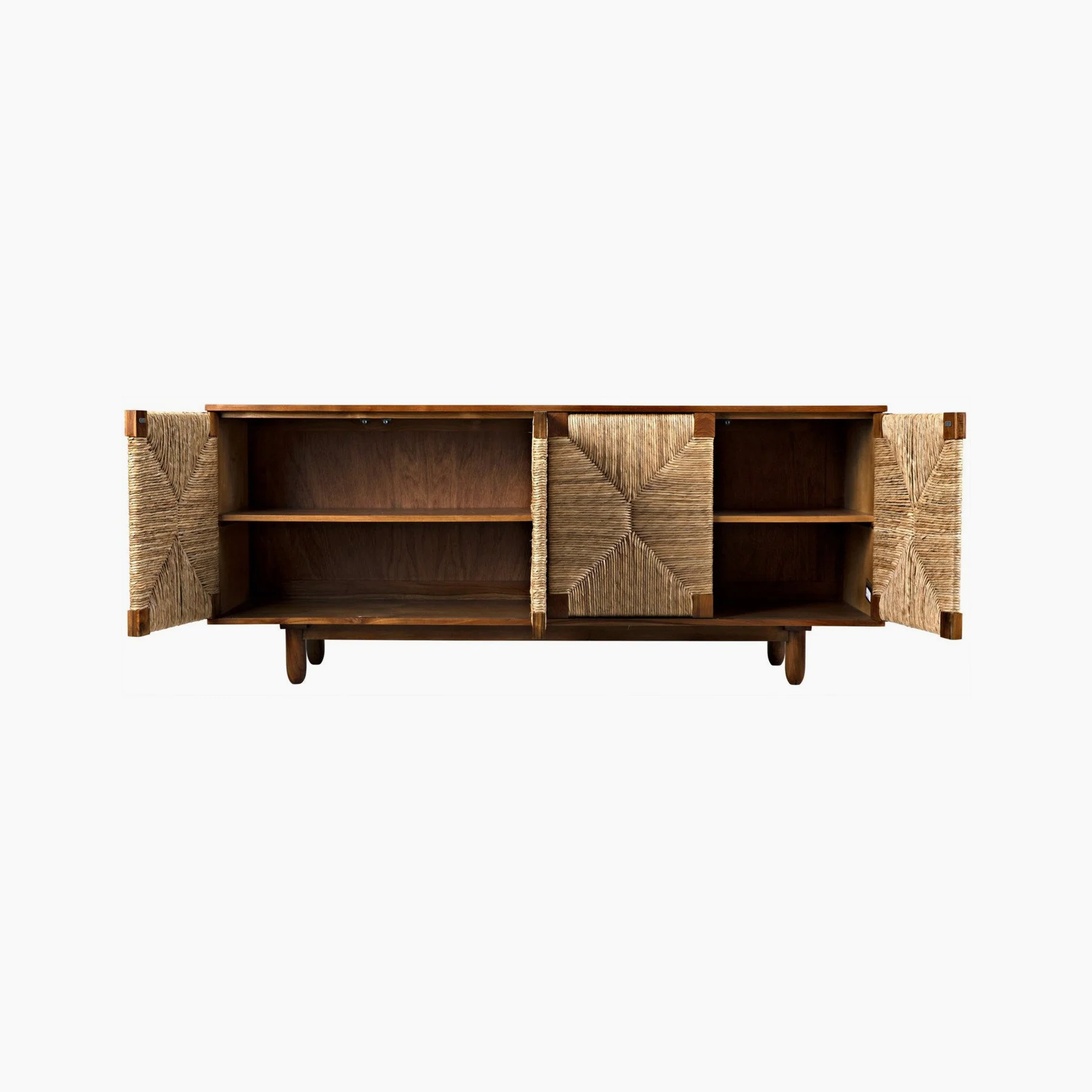 Paisley 4 Door Sideboard, Teak - Image 4