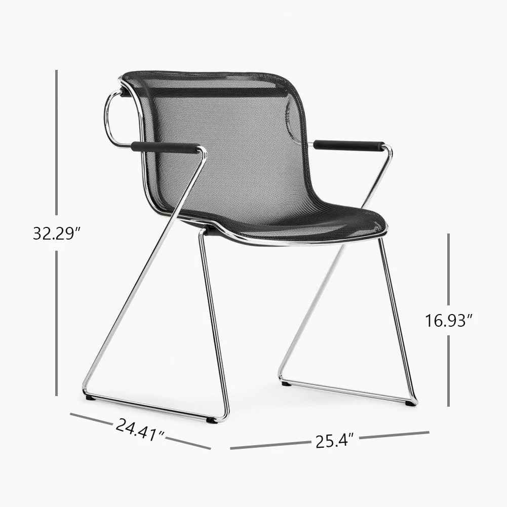 Penelope Armchair, Black - Open Box - Image 7
