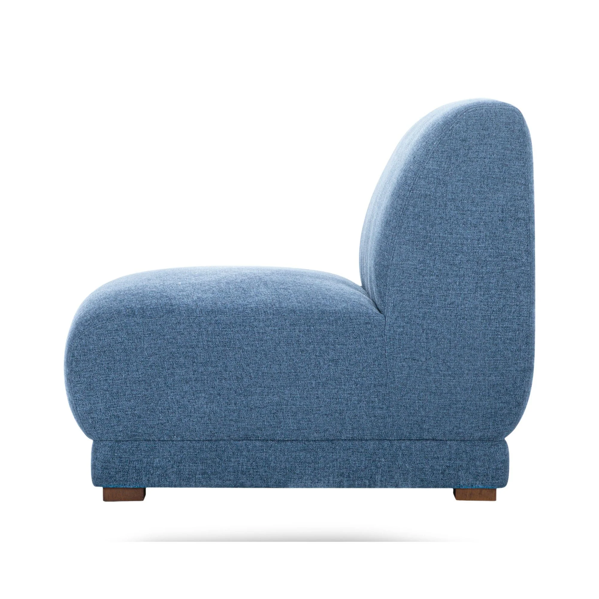Phoebe Deep Blue Slipper Chair - Image 5