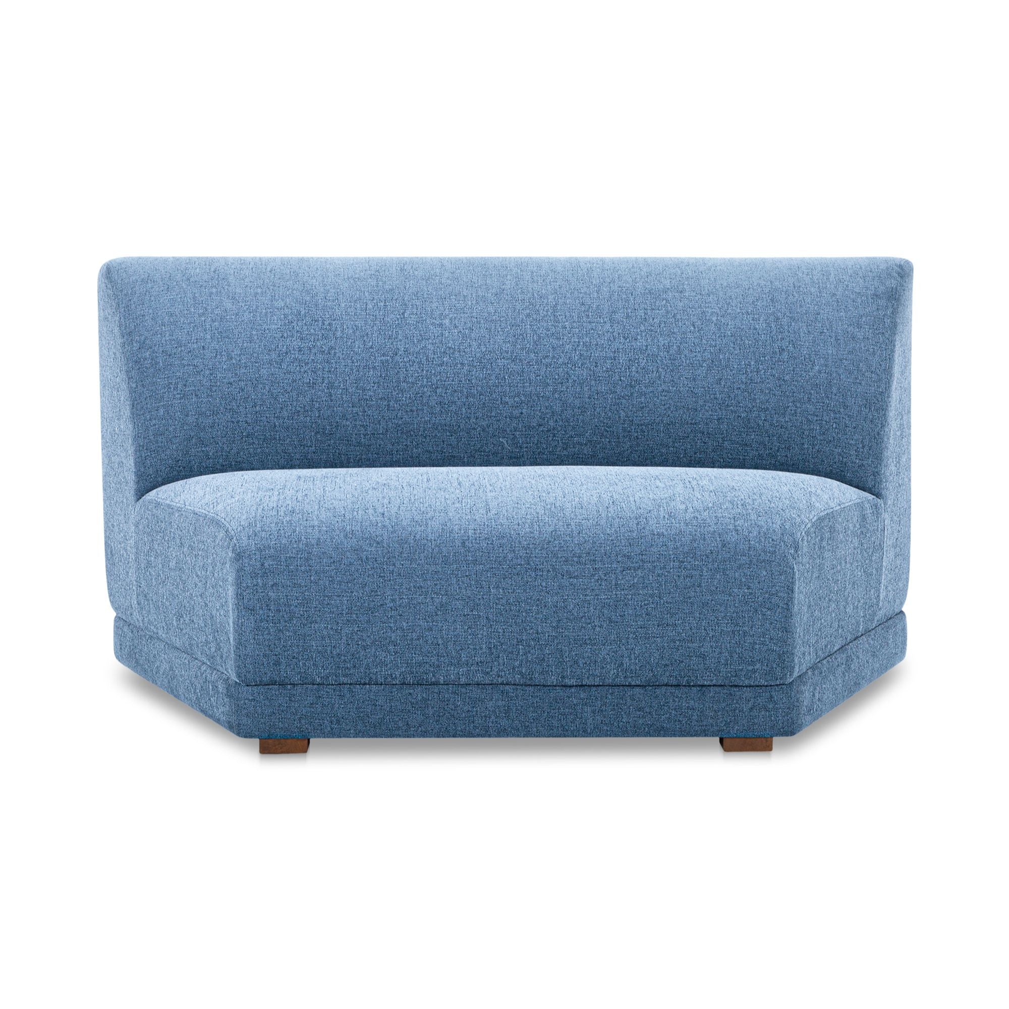 Phoebe Deep Blue Wedge Slipper Chair - Image 3
