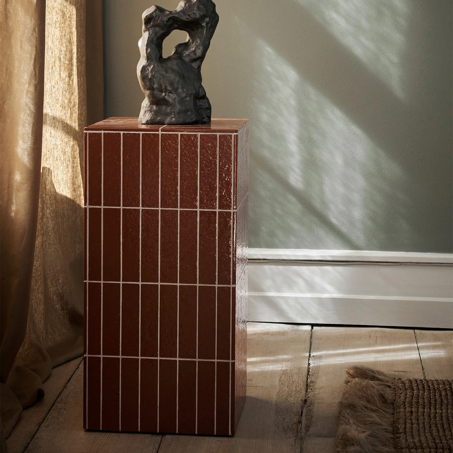 Pillar Pedestal - Brown - Image 3