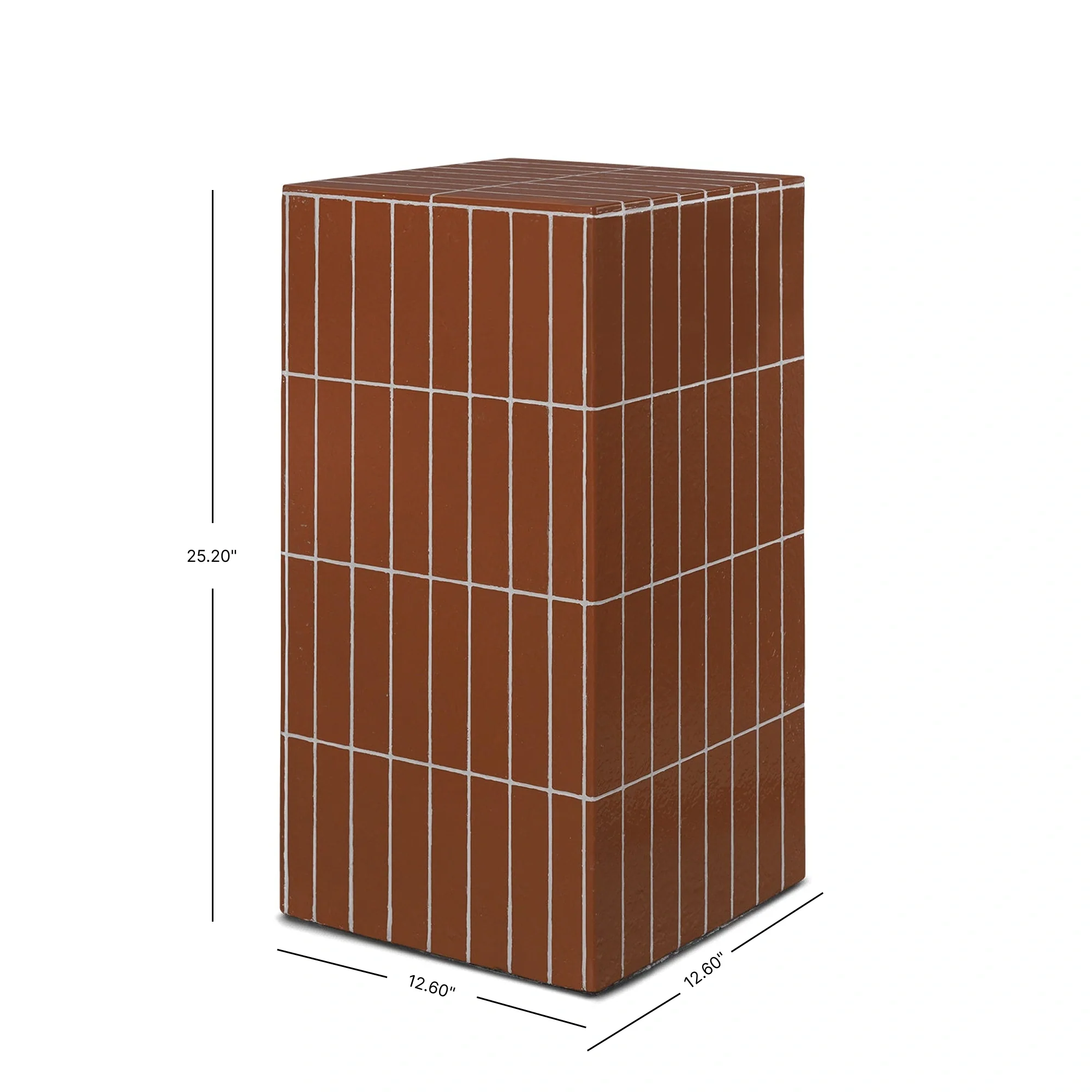 Pillar Pedestal - Brown - Image 4