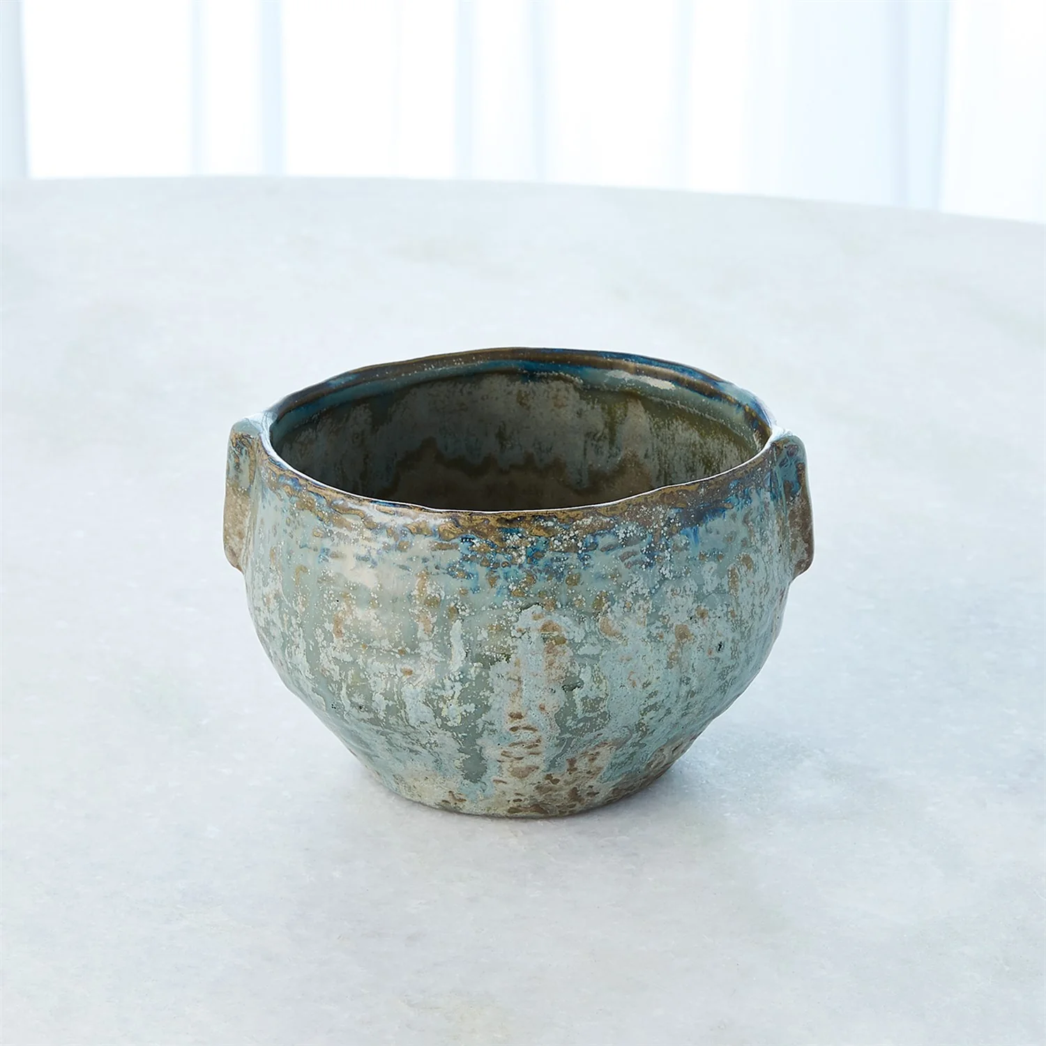 Pinch Pot Planter-reactive Seafoam - Image 5