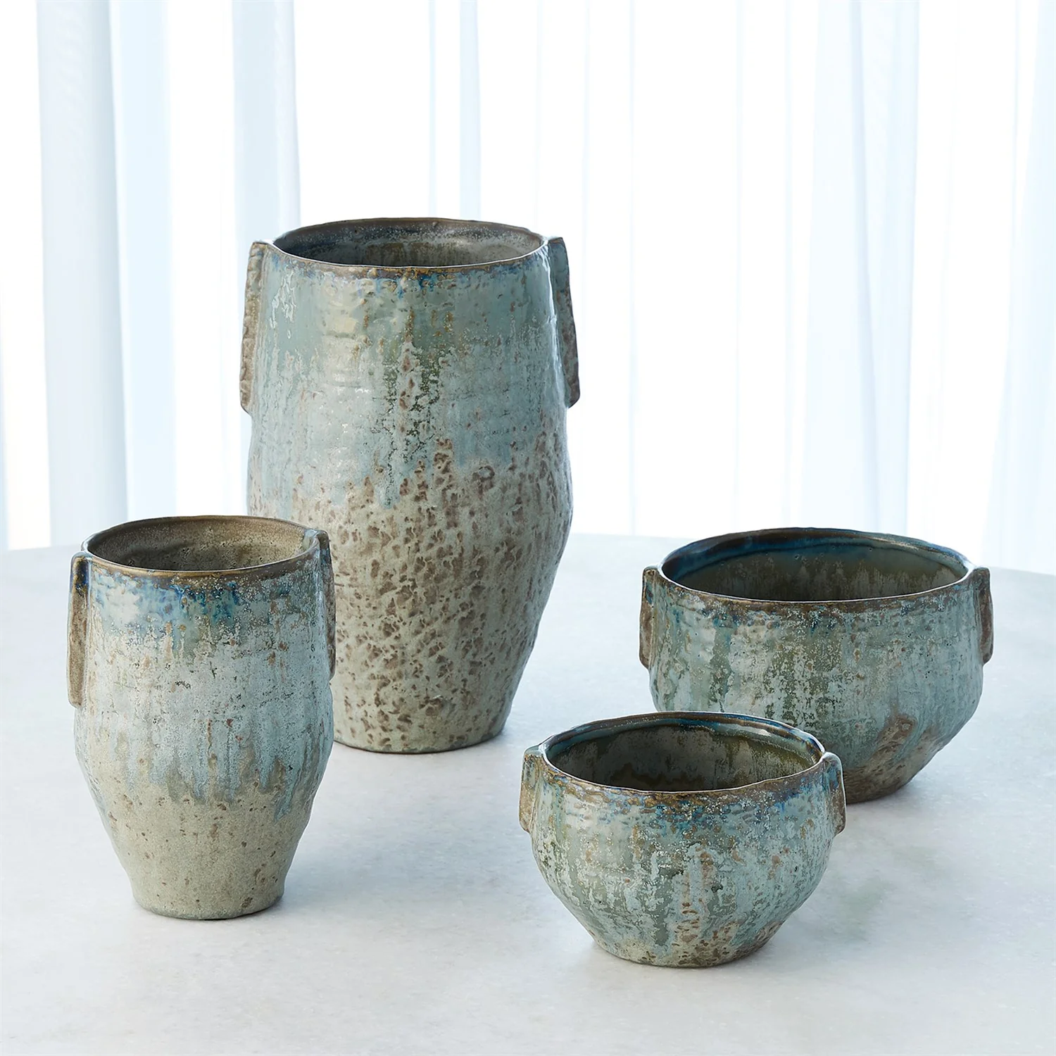Pinch Pot Planter-reactive Seafoam - Image 8