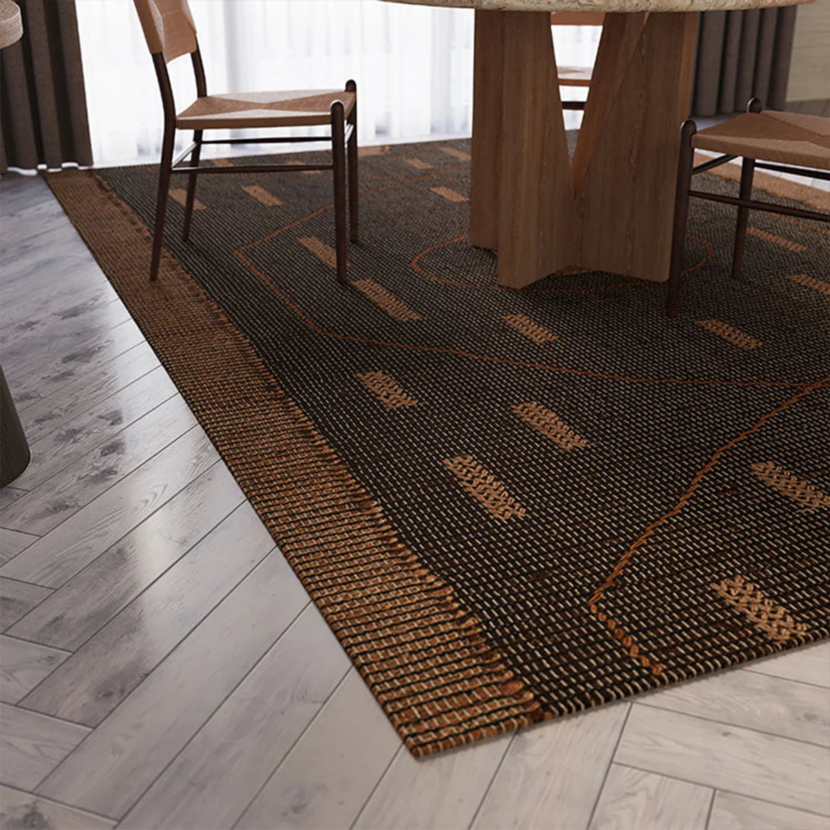 Pontoise-2 Natural Rug - Image 3