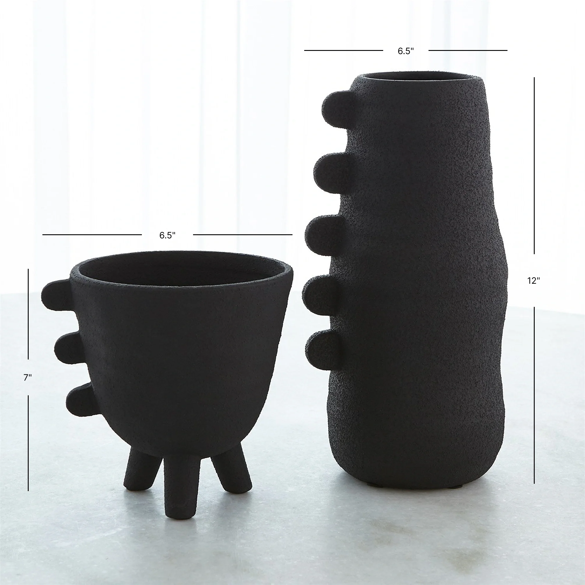 Primitive Porcelain 3 Leg Cachepot - Image 5