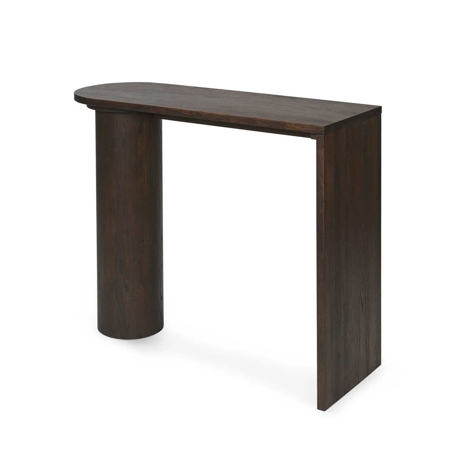 Pylo Console Table - Dark Stained Oak - Image 3