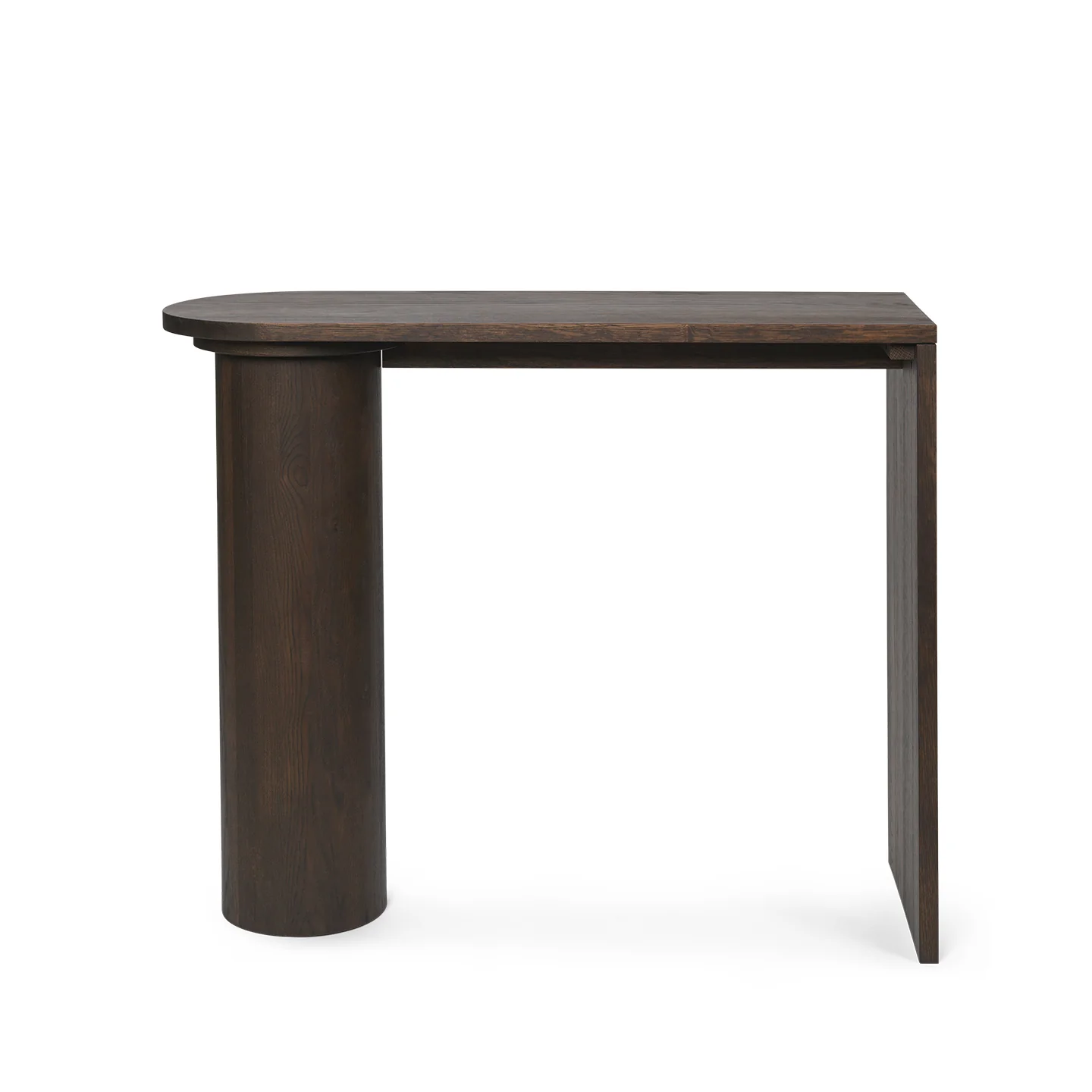 Pylo Console Table - Dark Stained Oak - Image 4