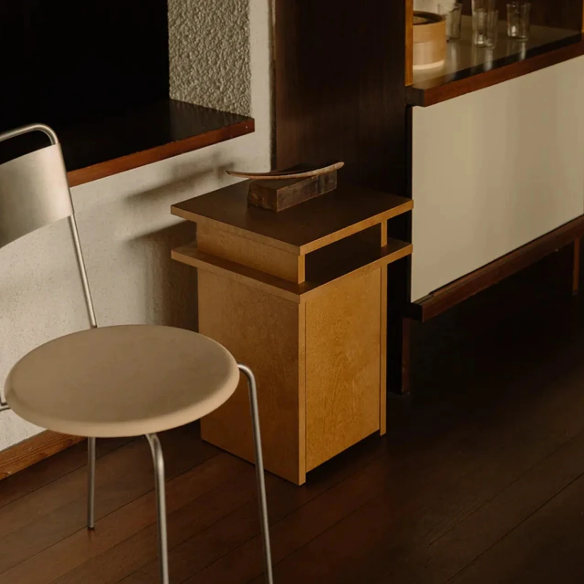 Ratio Side Table - Warm Brown Birch - Image 2