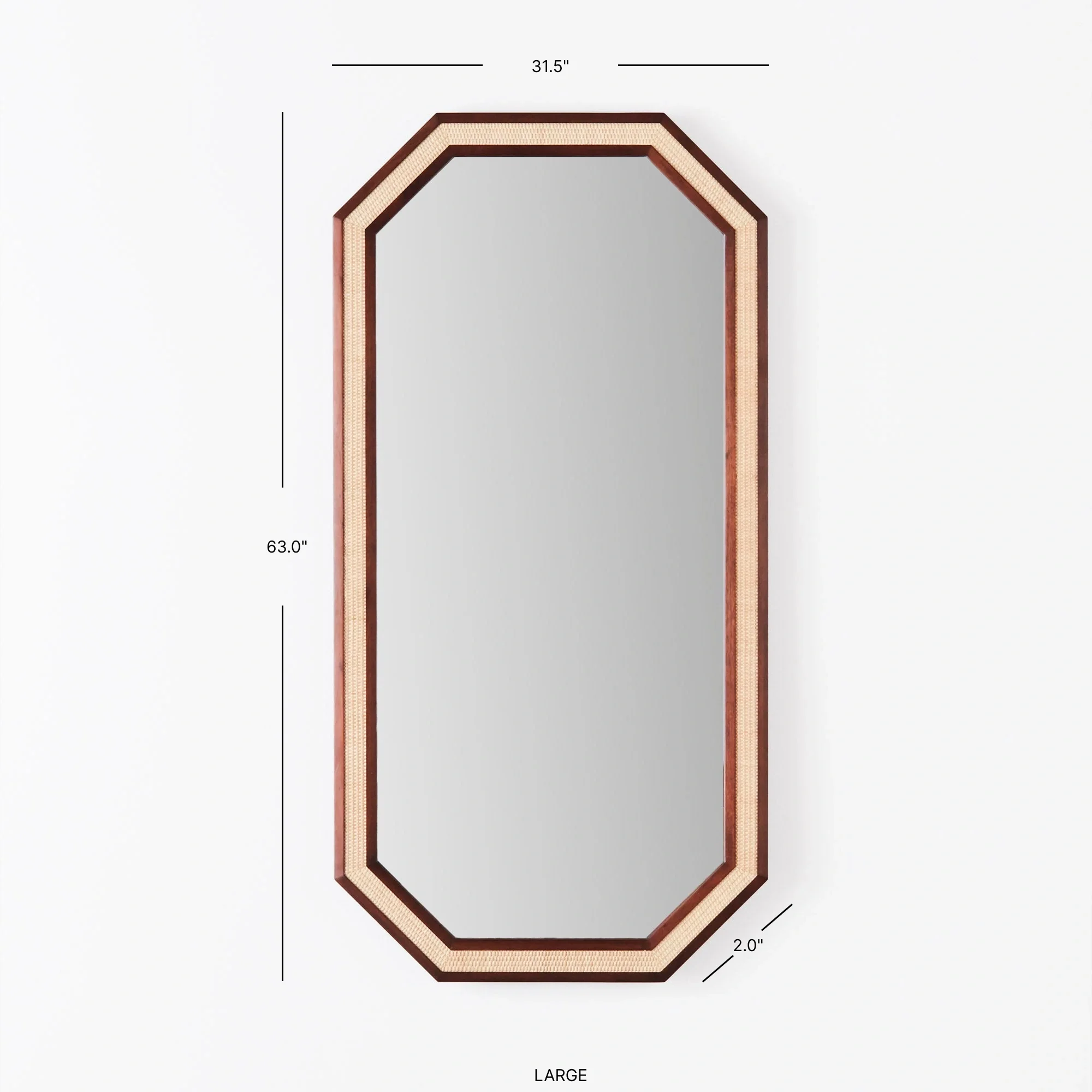 Rattan Mirror - Image 9