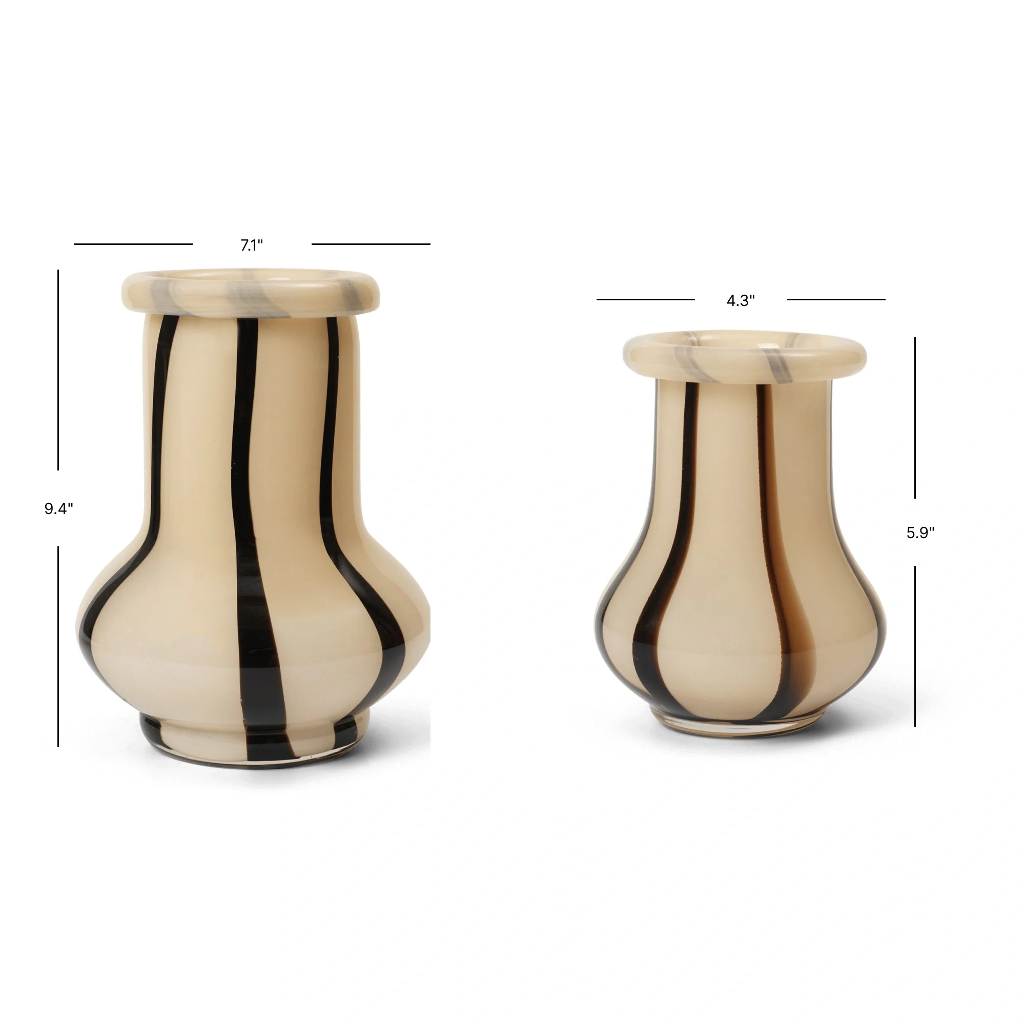 Riban Vase - Cream - Image 6