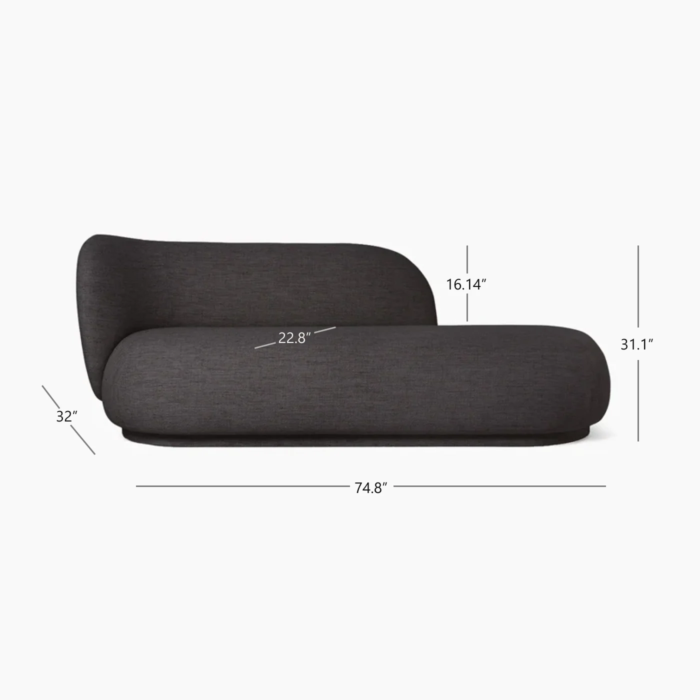 Rico Divan Sofa - Left Arm Facing - Image 10