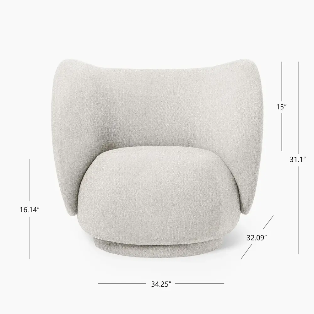 Rico Lounge Curved Chair - Image 14