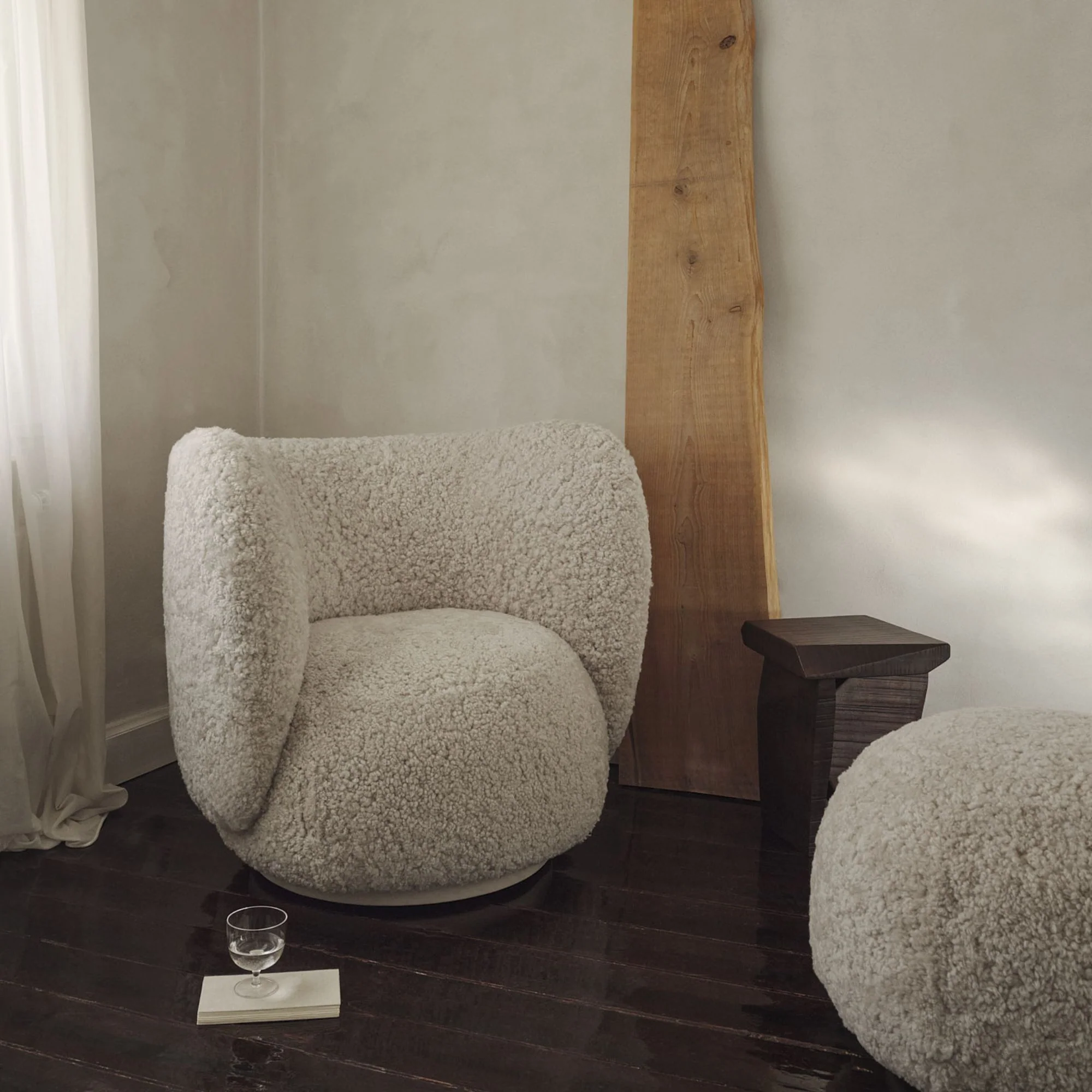 Rico Pouf - Sheepskin - Moonlight - Image 2