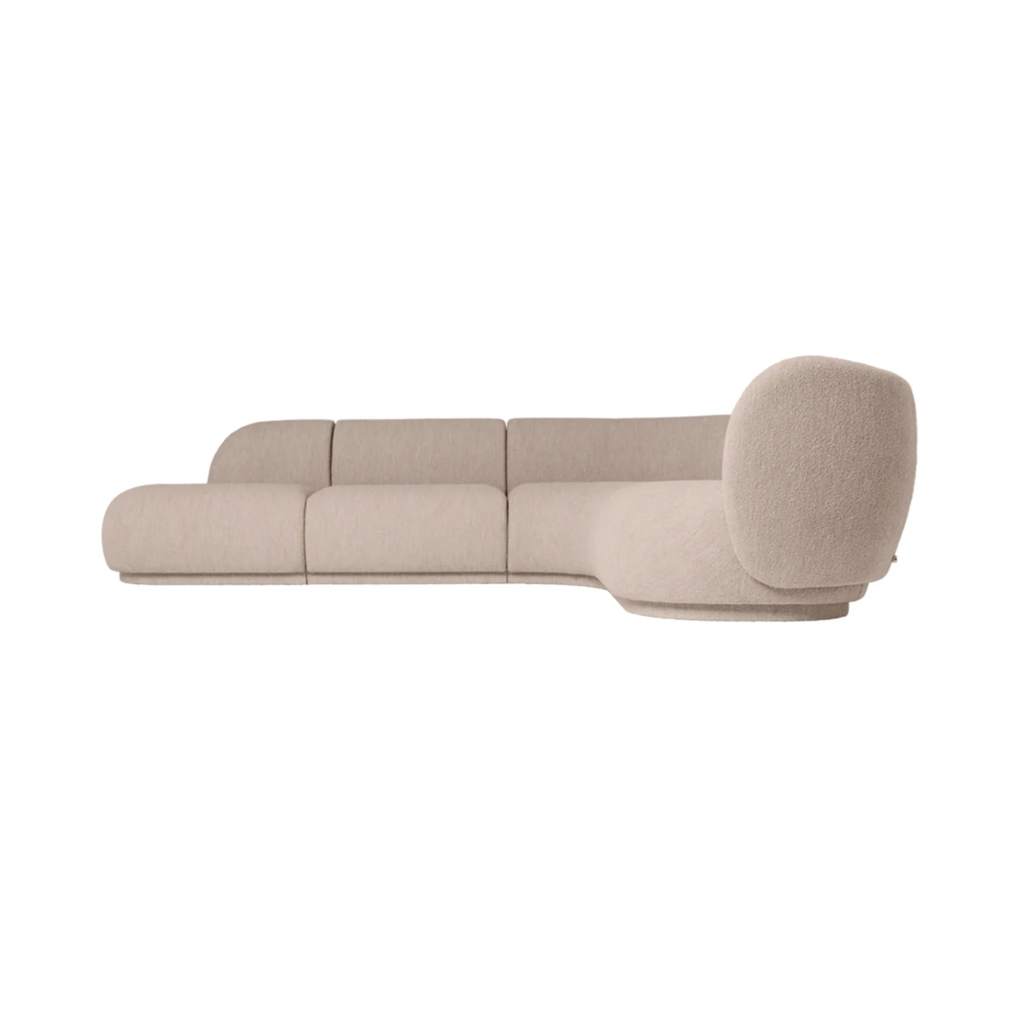 Rico Sofa Armrest Right - Soft Bouclé - Image 10