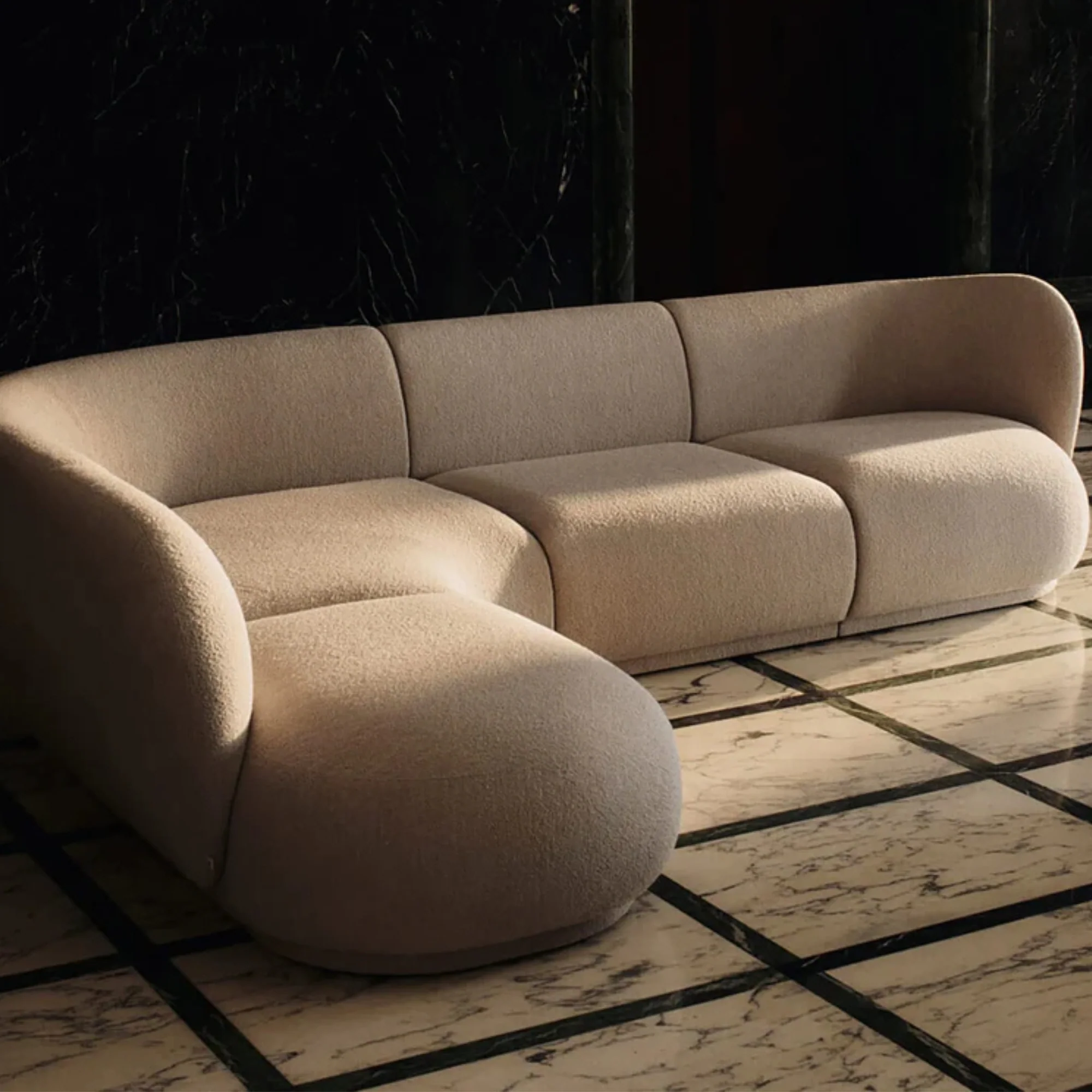 Rico Sofa Armrest Right - Soft Bouclé - Image 2