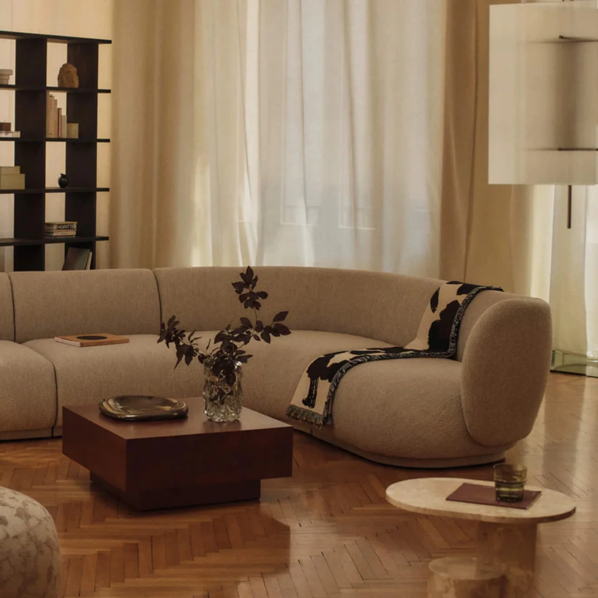 Rico Sofa Corner - Wide - Soft Bouclé - Image 2