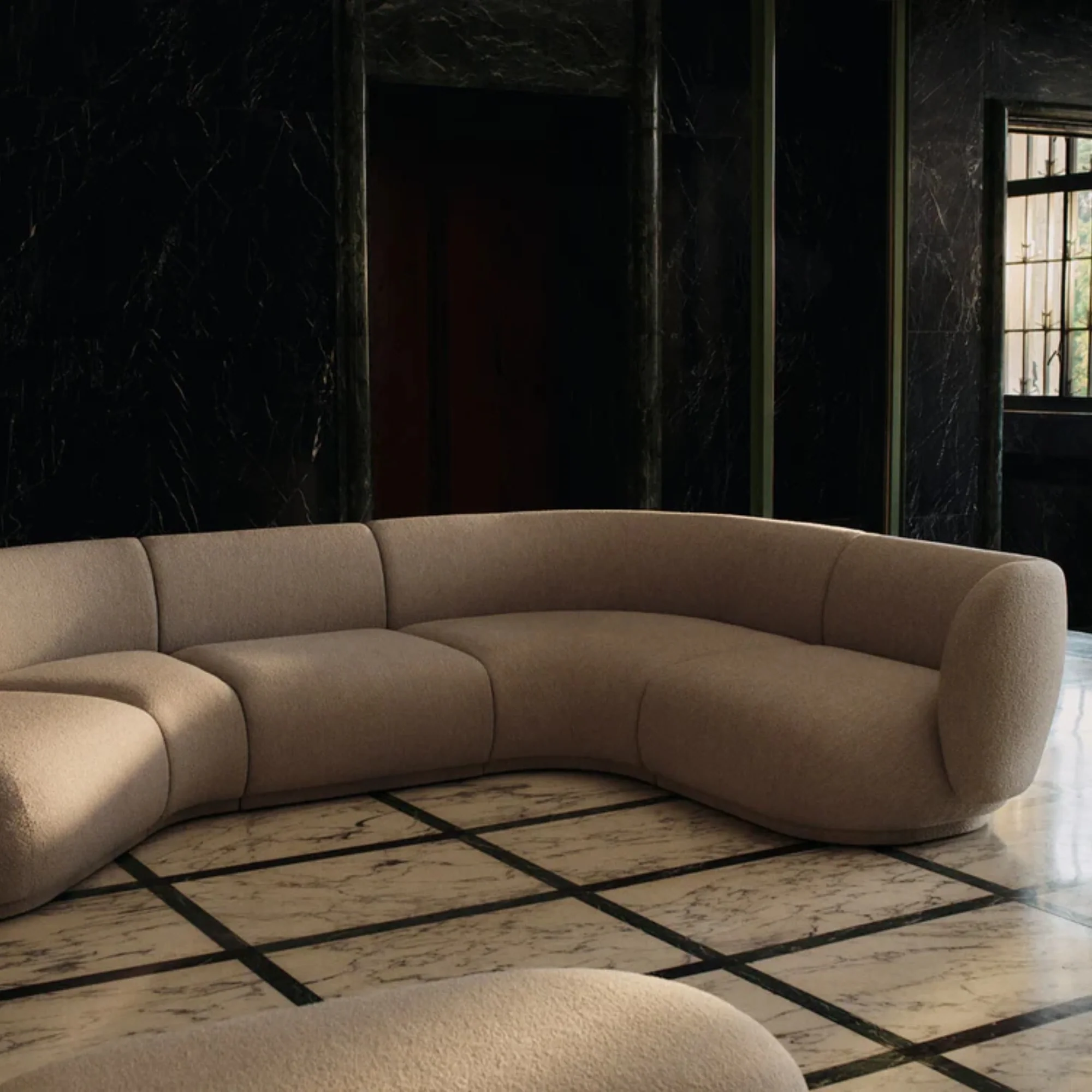 Rico Sofa Corner - Wide - Soft Bouclé - Image 4