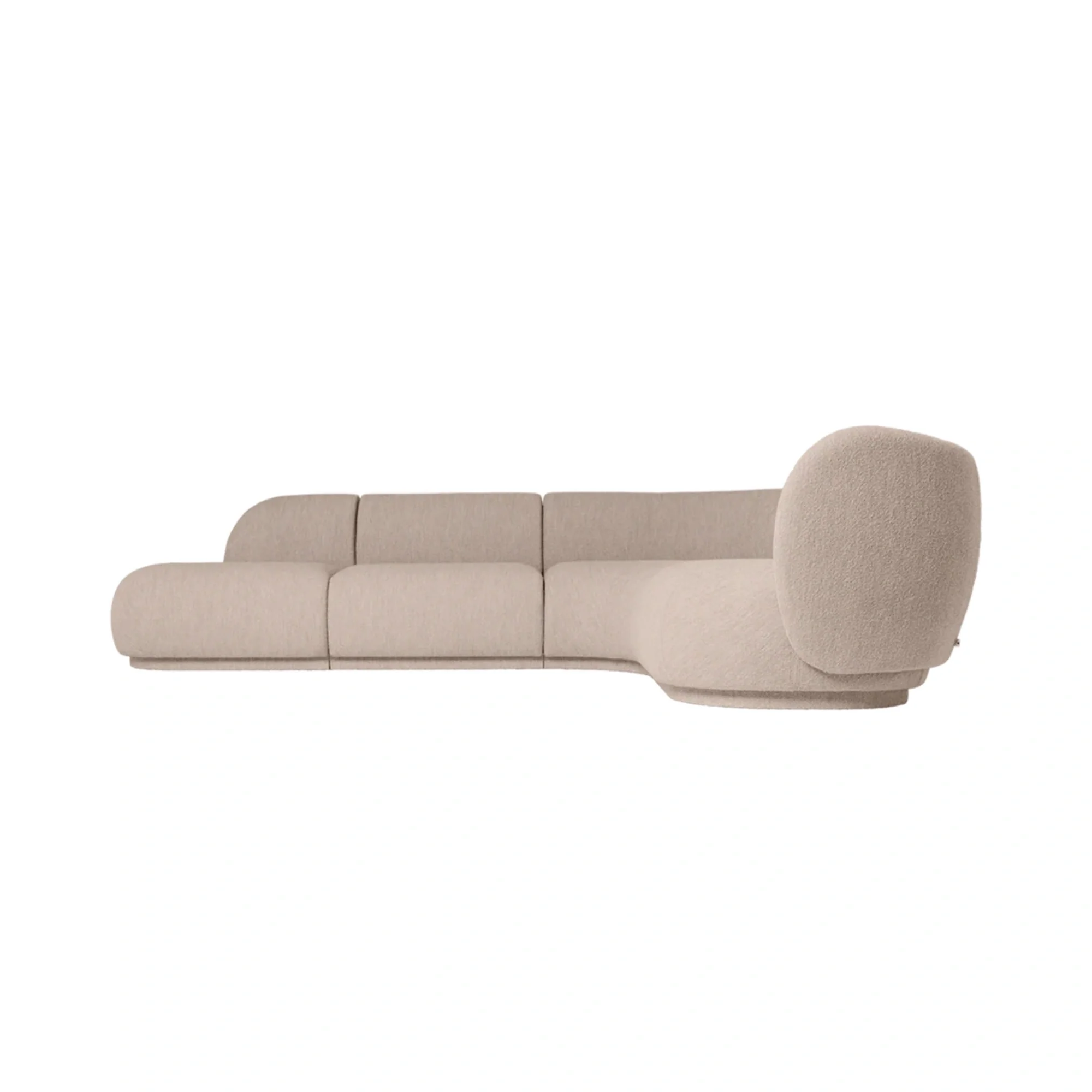 Rico Sofa Corner - Wide - Soft Bouclé - Image 7
