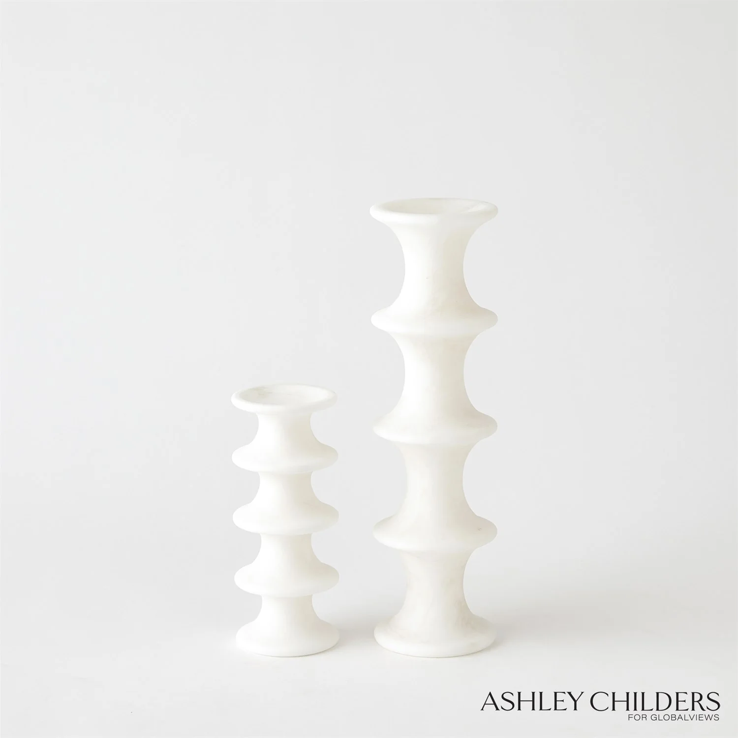 Ridge Candlestick - White - Image 7
