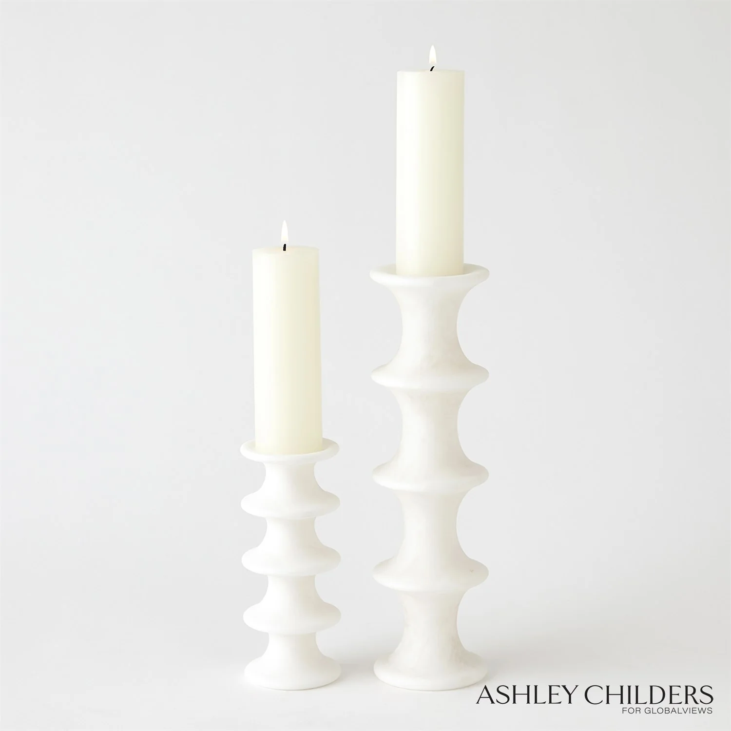 Ridge Candlestick - White - Image 8