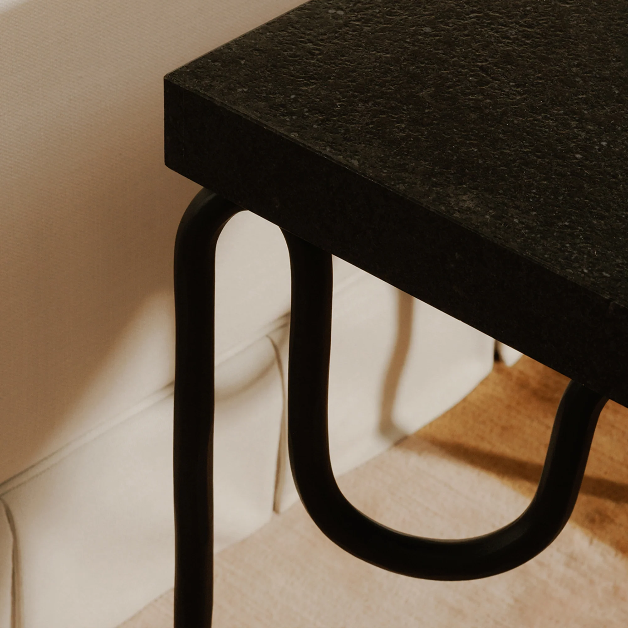 Riley Side Table - Black Granite - Image 4