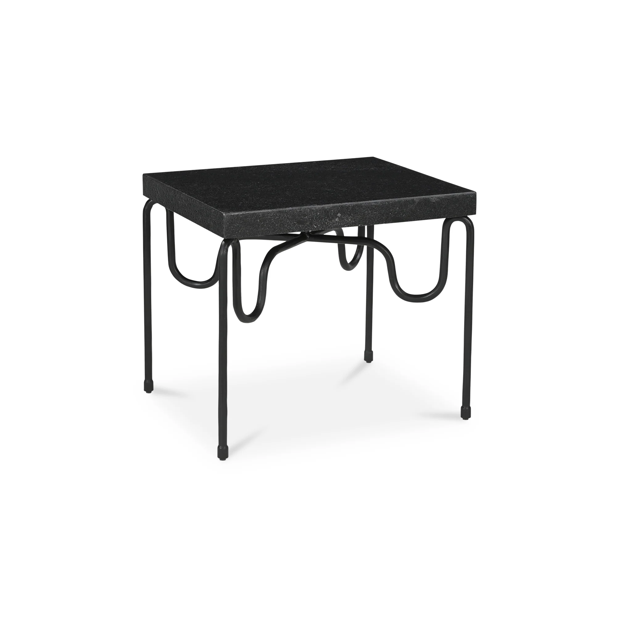 Riley Side Table - Black Granite - Image 5