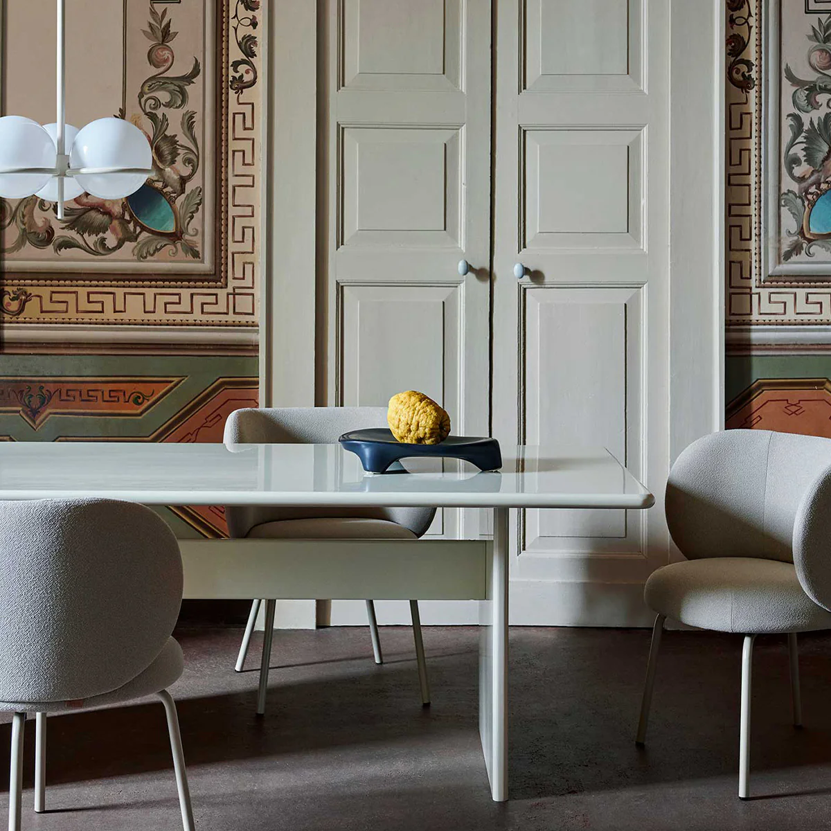 Rink Dining Table - Eggshell - Image 2