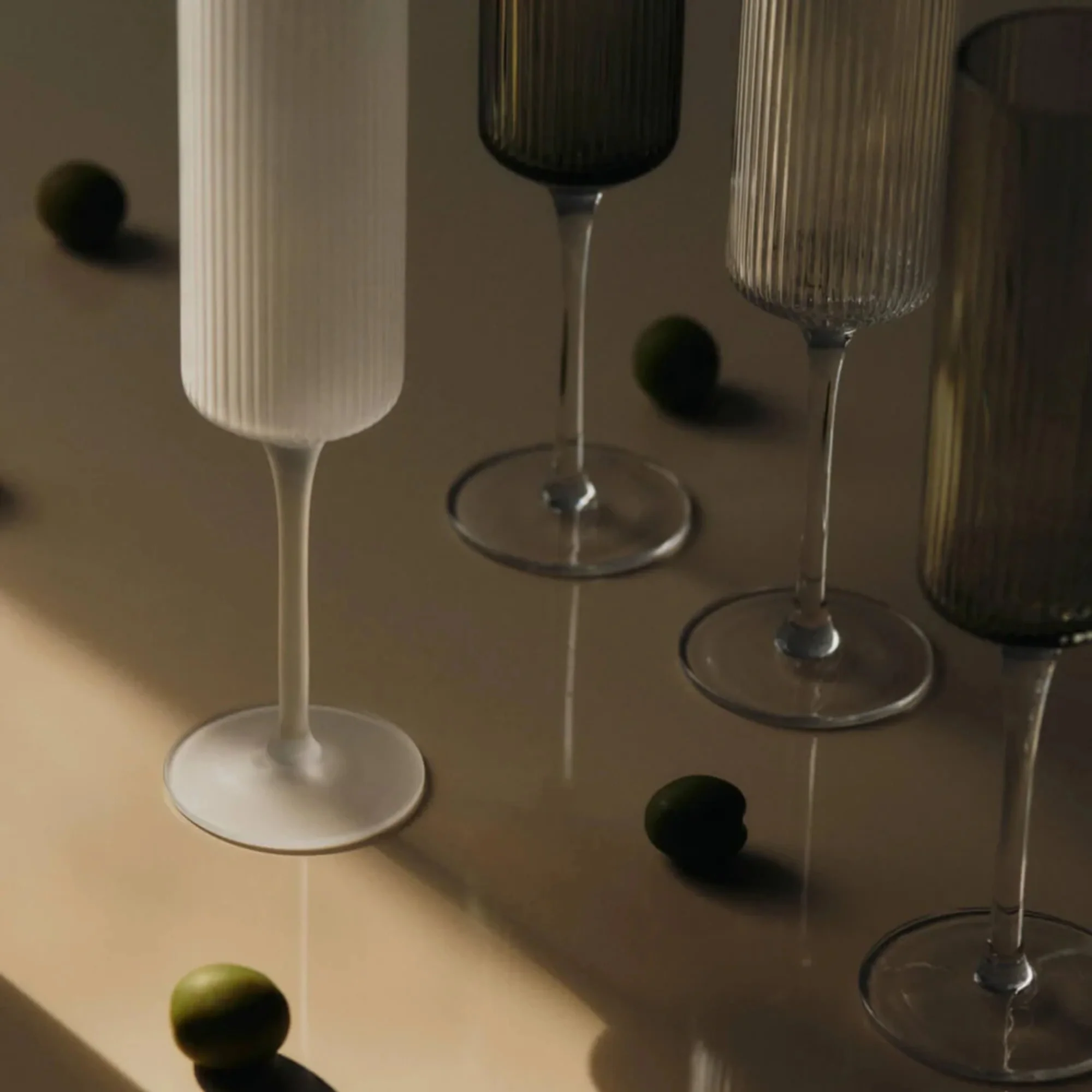 Ripple Champagne Flutes - Set of 2 - Image 2