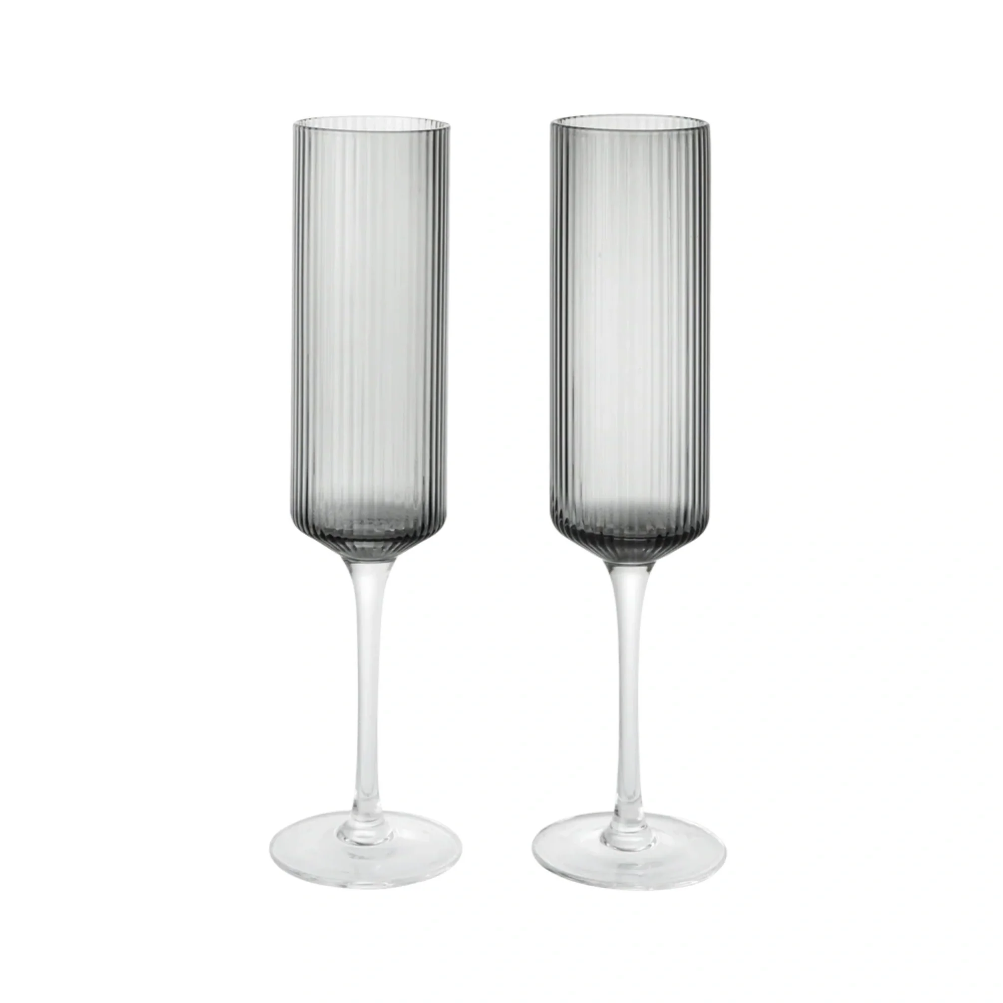 Ripple Champagne Flutes - Set of 2 - Image 4