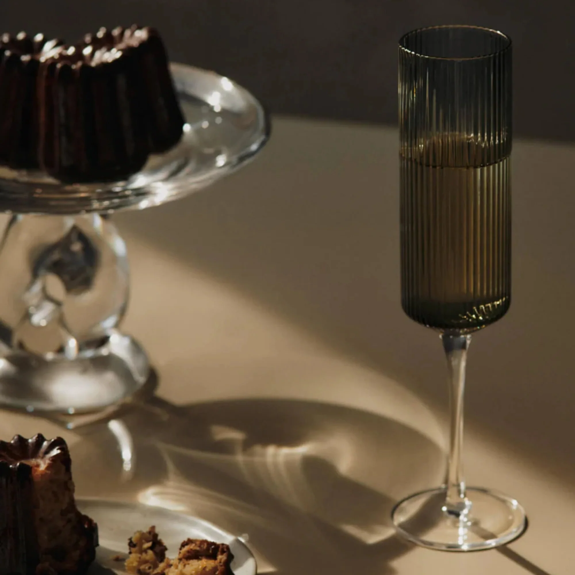 Ripple Champagne Flutes - Set of 2 - Image 5