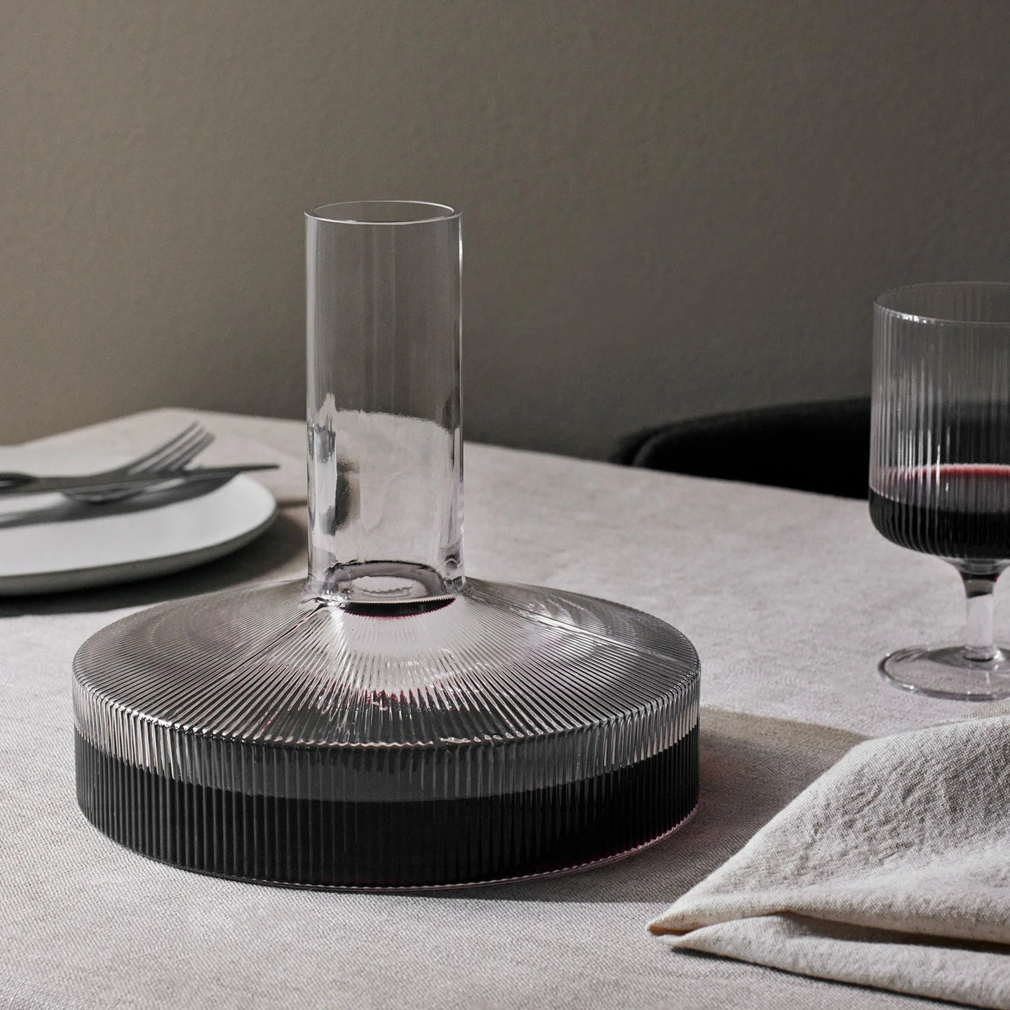 Ripple Wine Carafe - Clear - Image 2