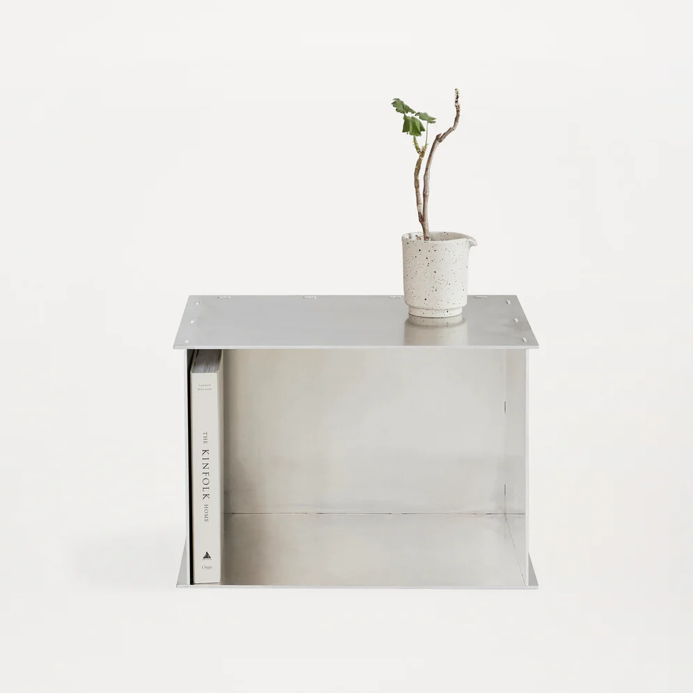 Rivet Box Table - Aluminum - Image 11