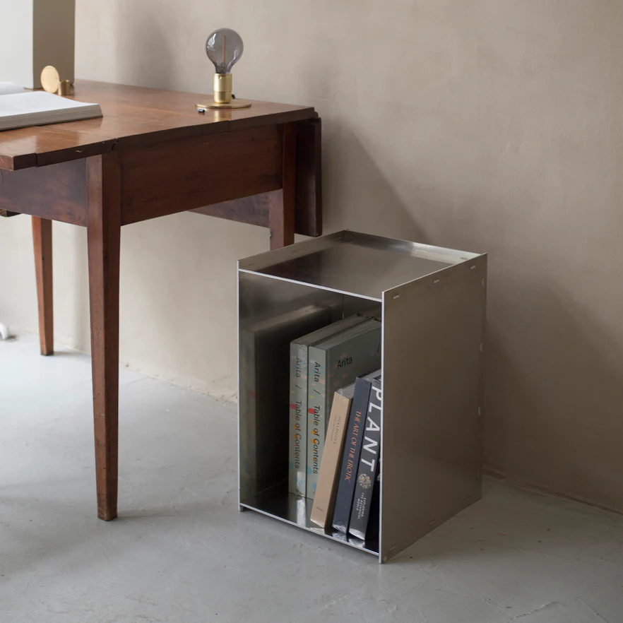 Rivet Box Table - Aluminum - Image 3