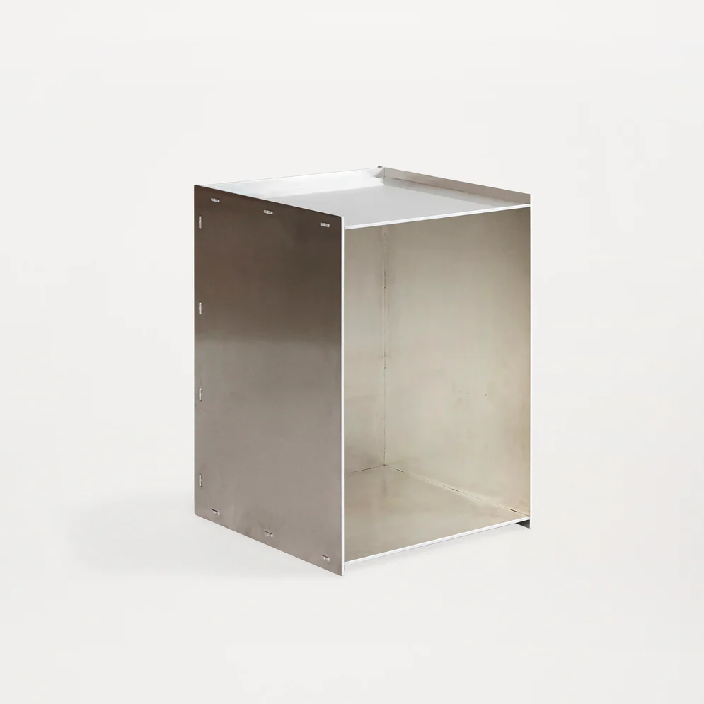 Rivet Box Table - Aluminum - Image 4