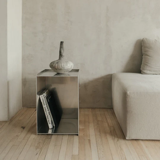 Rivet Box Table - Aluminum - Image 5