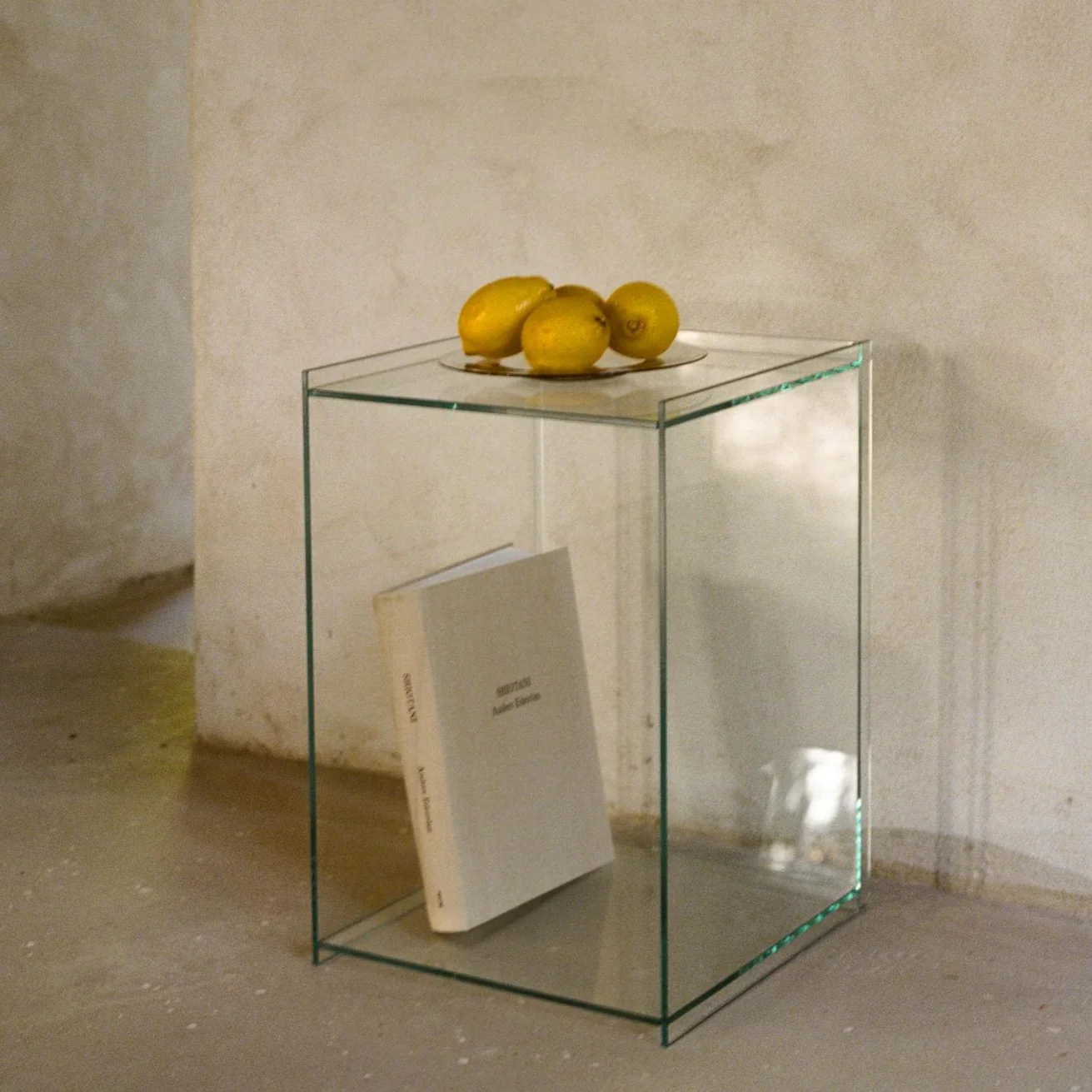 Rivet Box Table - Glass - Image 2