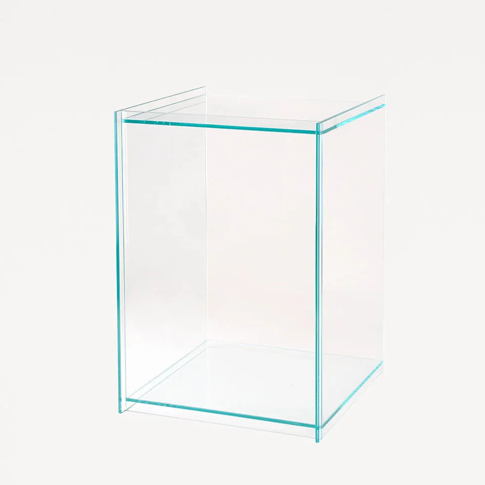 Rivet Box Table - Glass - Image 4