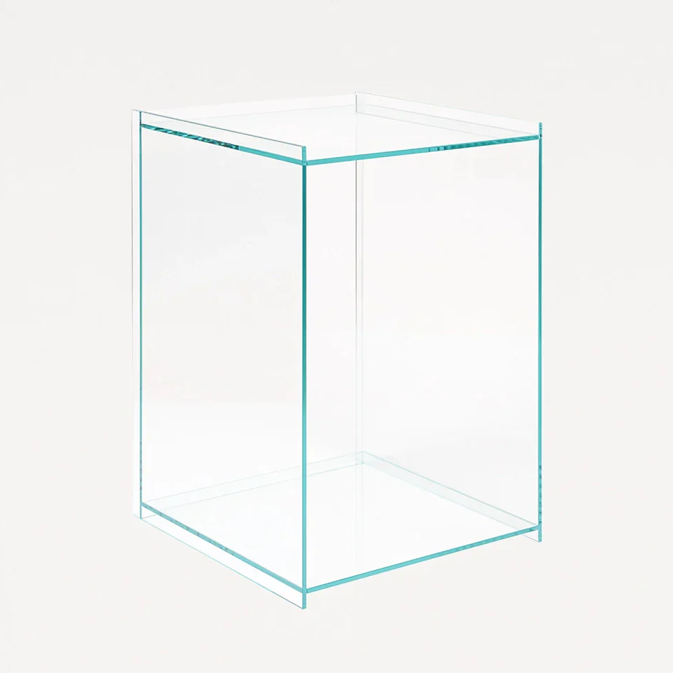 Rivet Box Table - Glass - Image 5